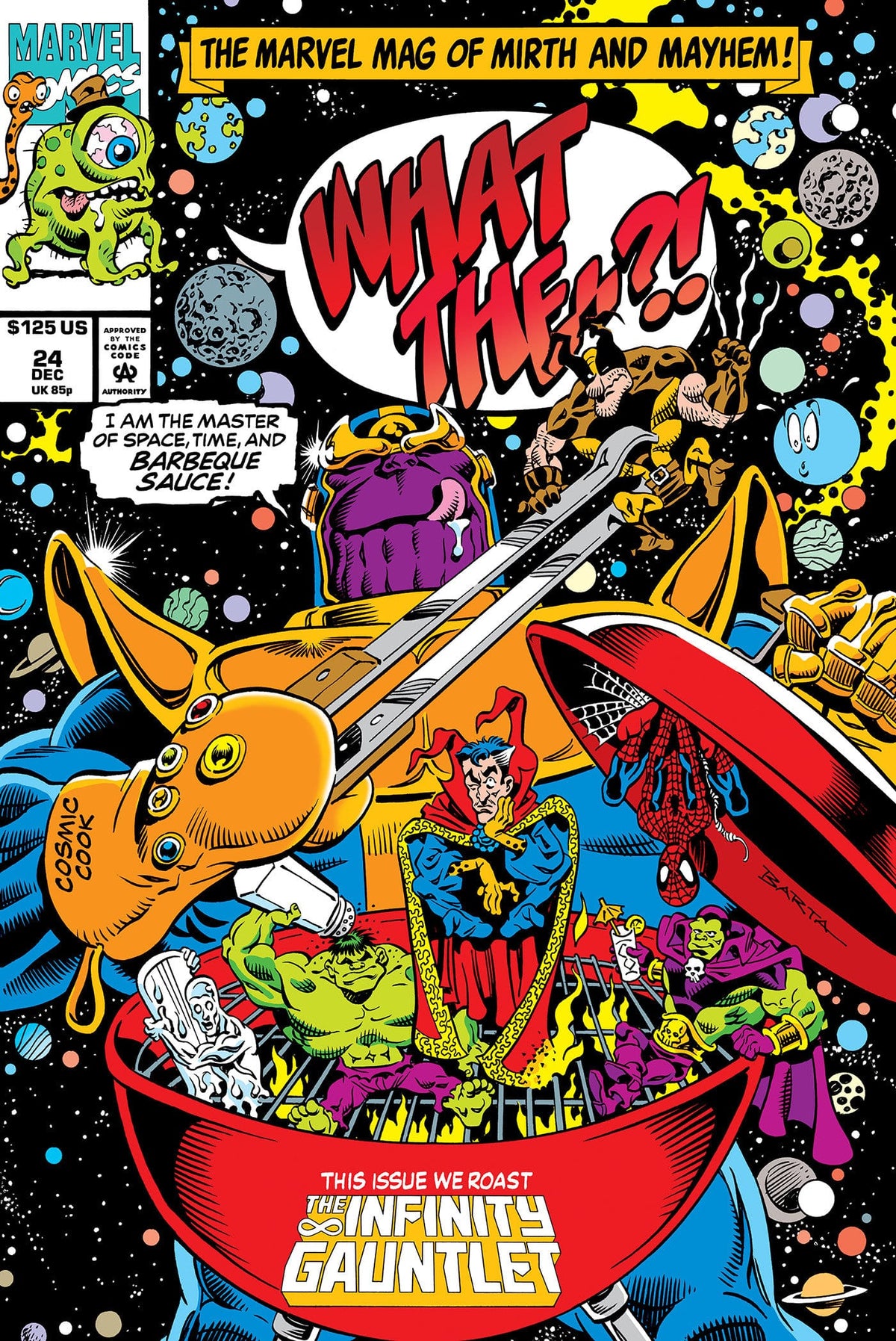 Marvel Graphic Novel What The--?! Omnibus Hilary Barta Cover [DM Only] HC (Release Date: 03/24/2027) 9781302971311 PRH-9781302971311