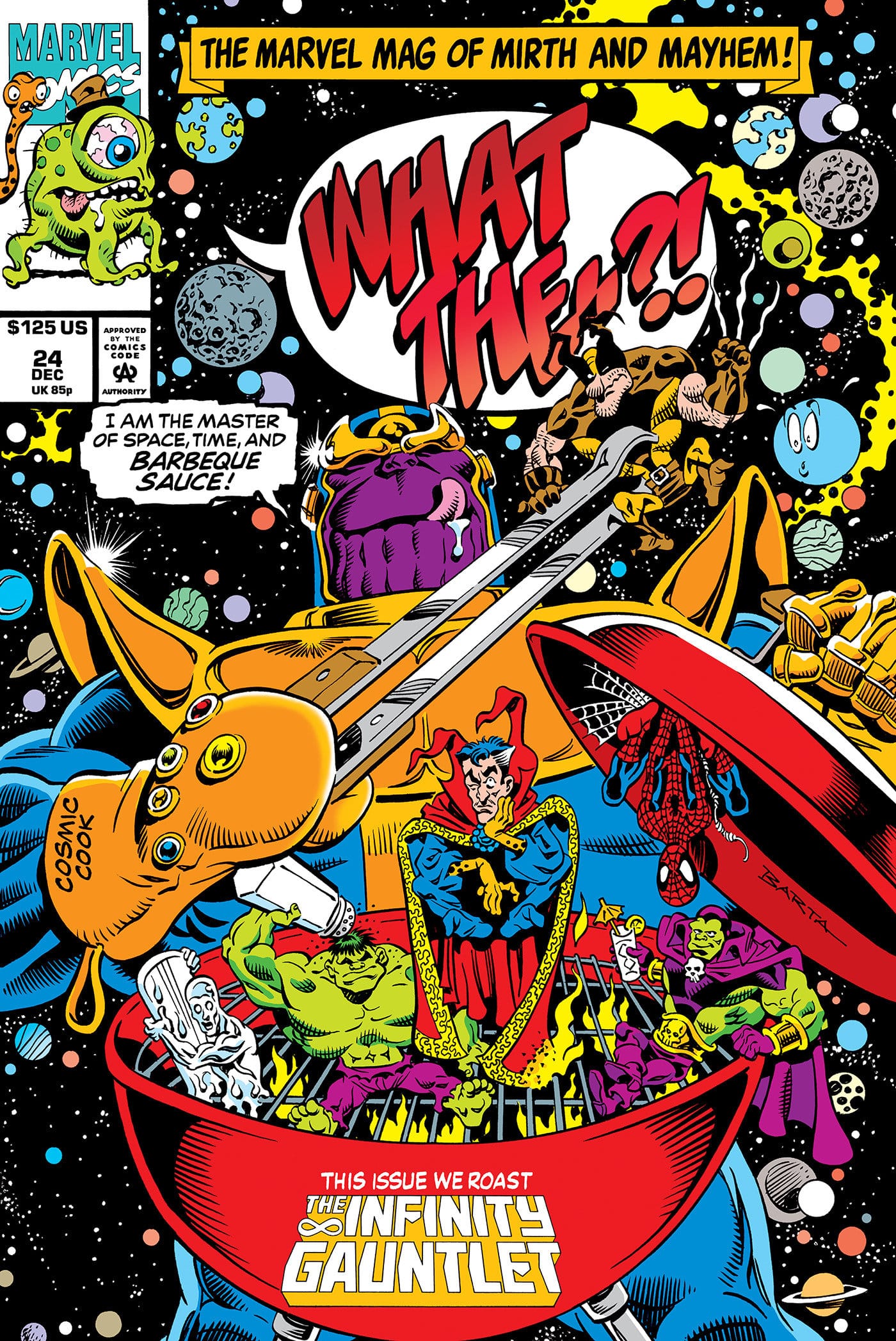 Marvel Graphic Novel What The--?! Omnibus Hilary Barta Cover [DM Only] HC (Release Date: 03/24/2027) 9781302971311 PRH-9781302971311