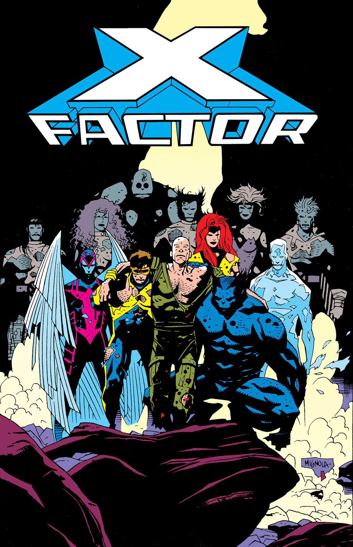 Marvel Graphic Novel X-Factor: The Original X-Men Omnibus Vol. 3 Mike Mignola Cover [DM Only] 9781302970192 PRH-9781302970192