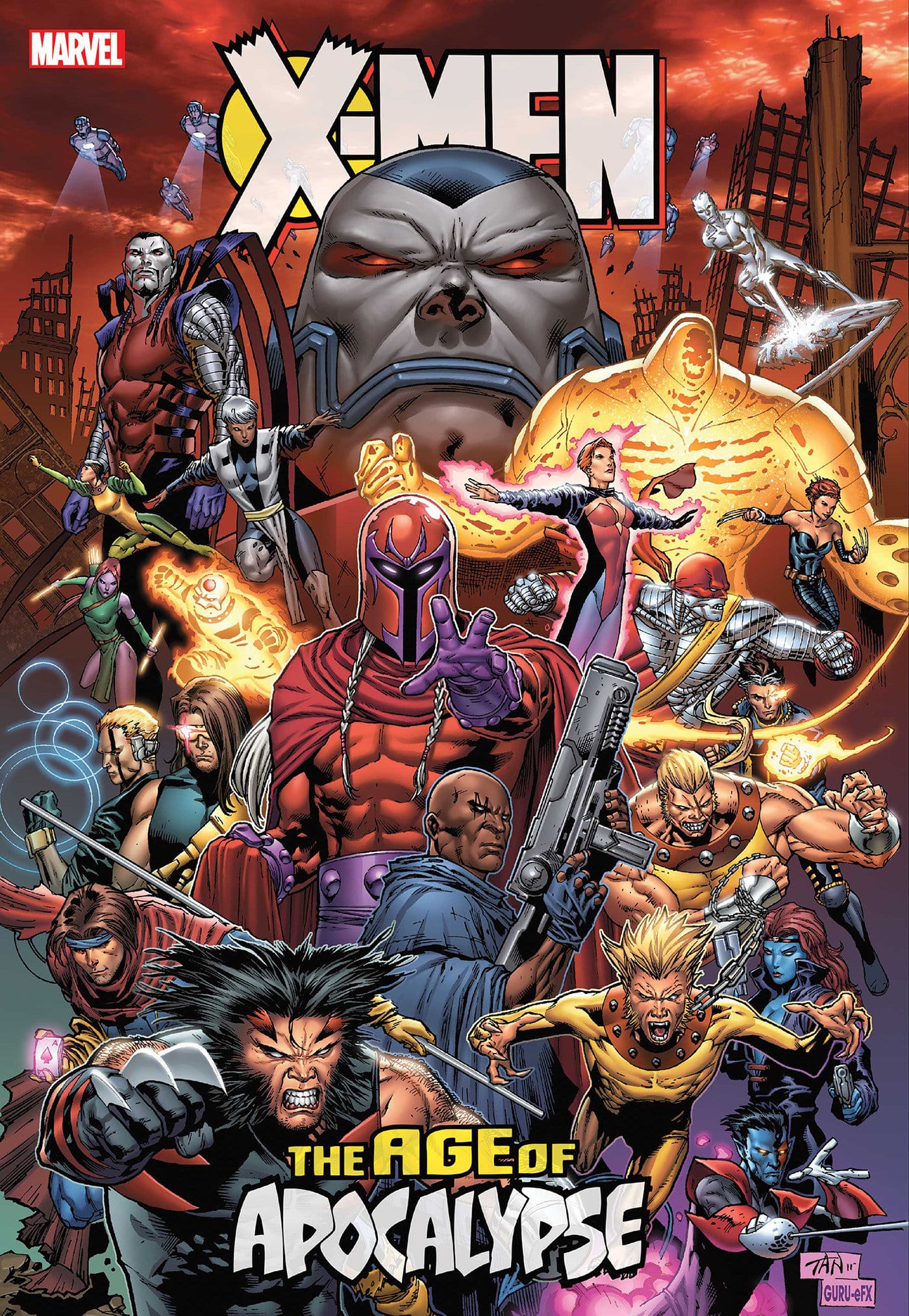 Marvel Graphic Novel X-Men: Age Of Apocalypse Omnibus Billy Tan Cover [New Printing 3] 9781302970635 PRH-9781302970635