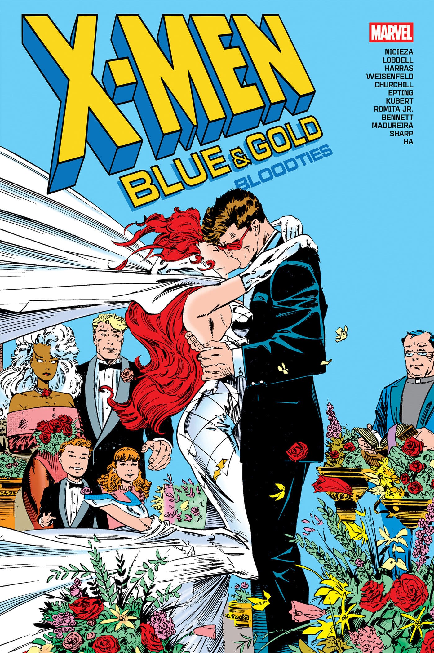 Marvel Graphic Novel X-Men: Blue & Gold - Bloodties Omnibus Andy Kubert Cover 9781302969707 PRH-9781302969707