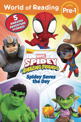 Marvel Press Books > Kids WORLD OF READING SPIDEY SAVES THE DAY AMAZING FRIENDS 9781368076050