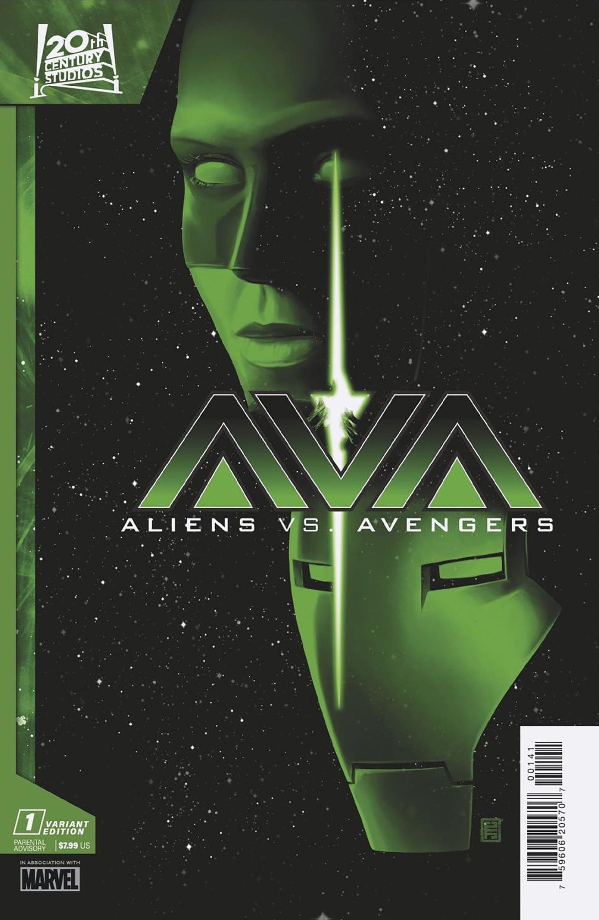 Marvel PRH Comic Books ALIENS VS. AVENGERS #1 JOHN TYLER CHRISTOPHER HOMAGE VARIANT 75960620570700141 PRH-75960620570700141