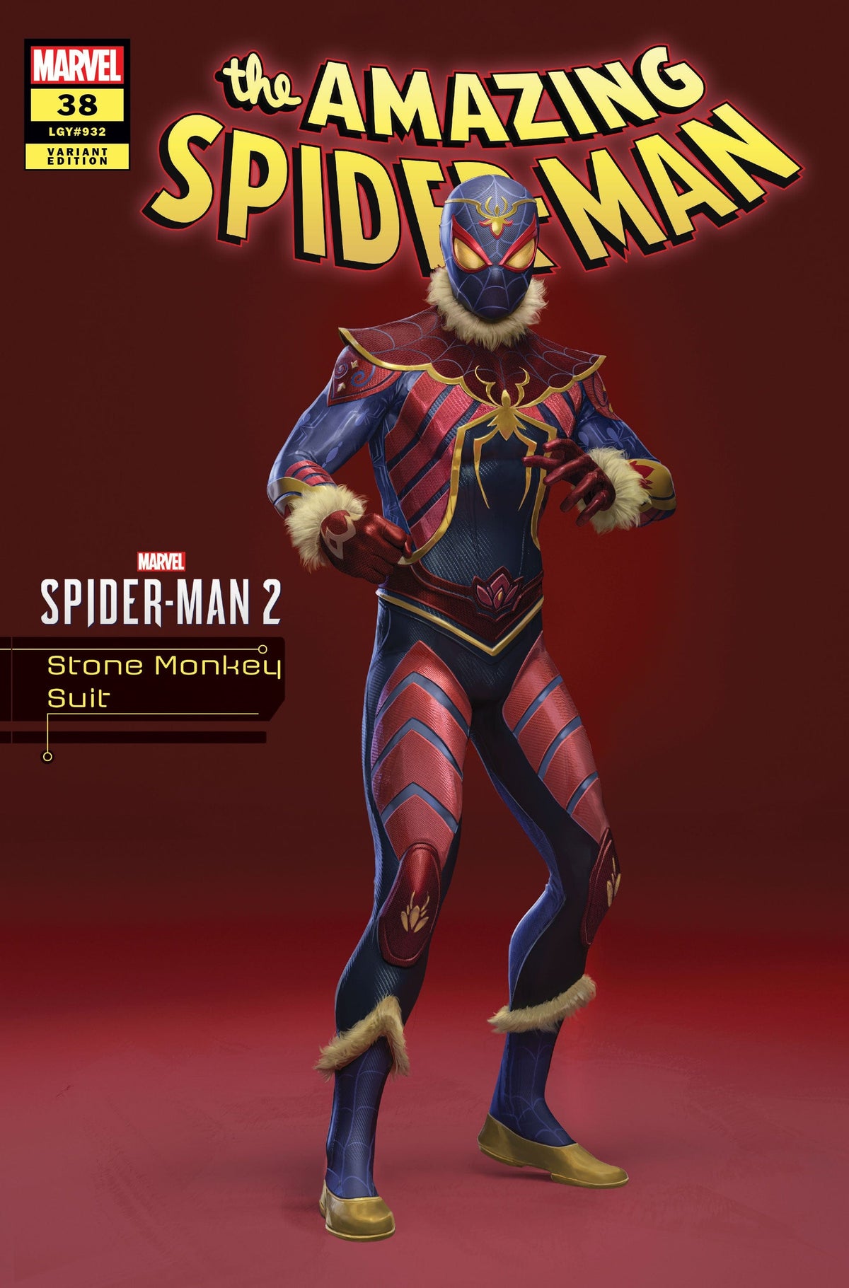 AMAZING SPIDER-MAN #38 STONE MONKEY SUIT MARVEL'S SPIDER-MAN 2 VAR