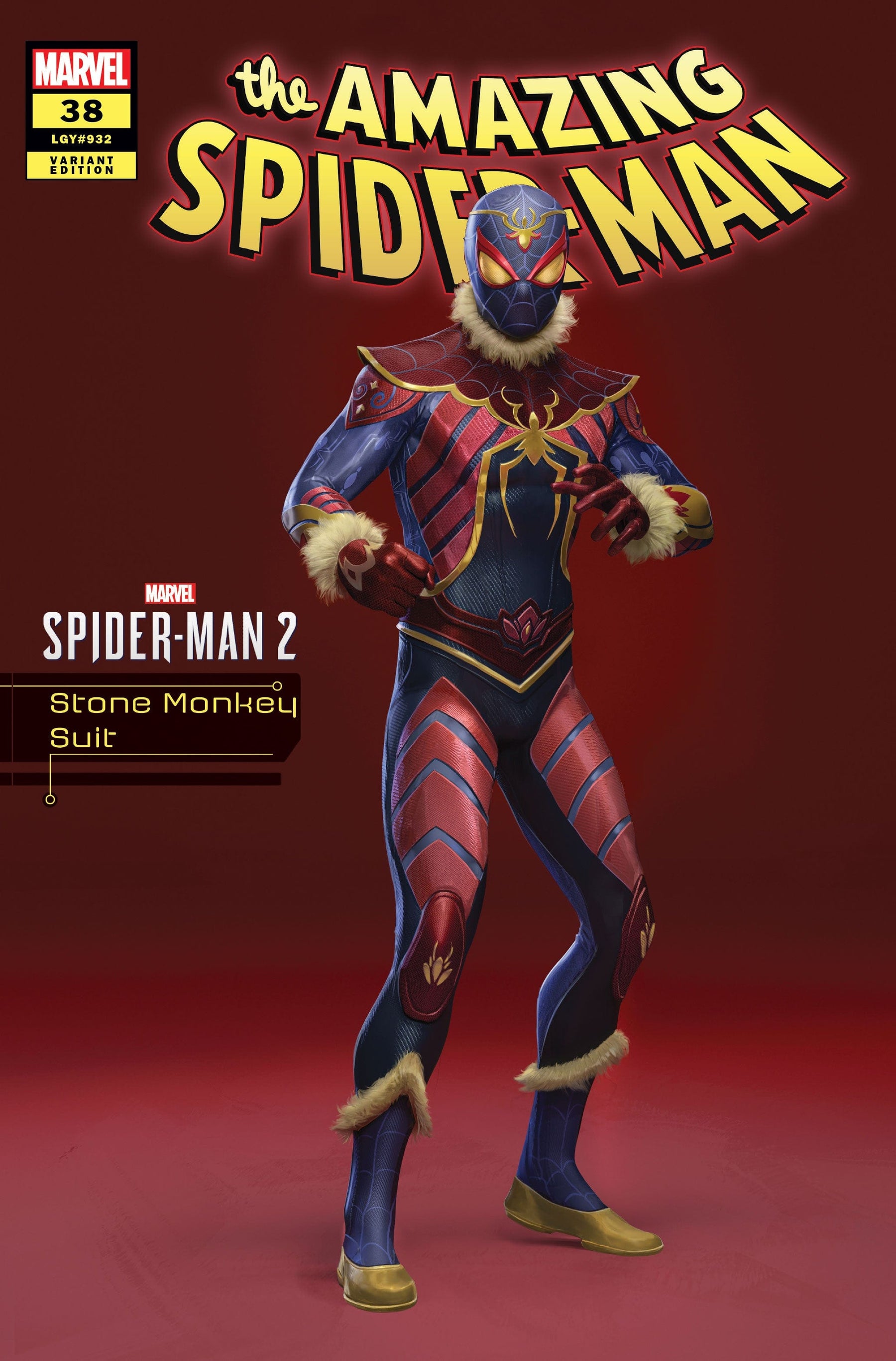 AMAZING SPIDER-MAN #38 STONE MONKEY SUIT MARVEL'S SPIDER-MAN 2 VAR