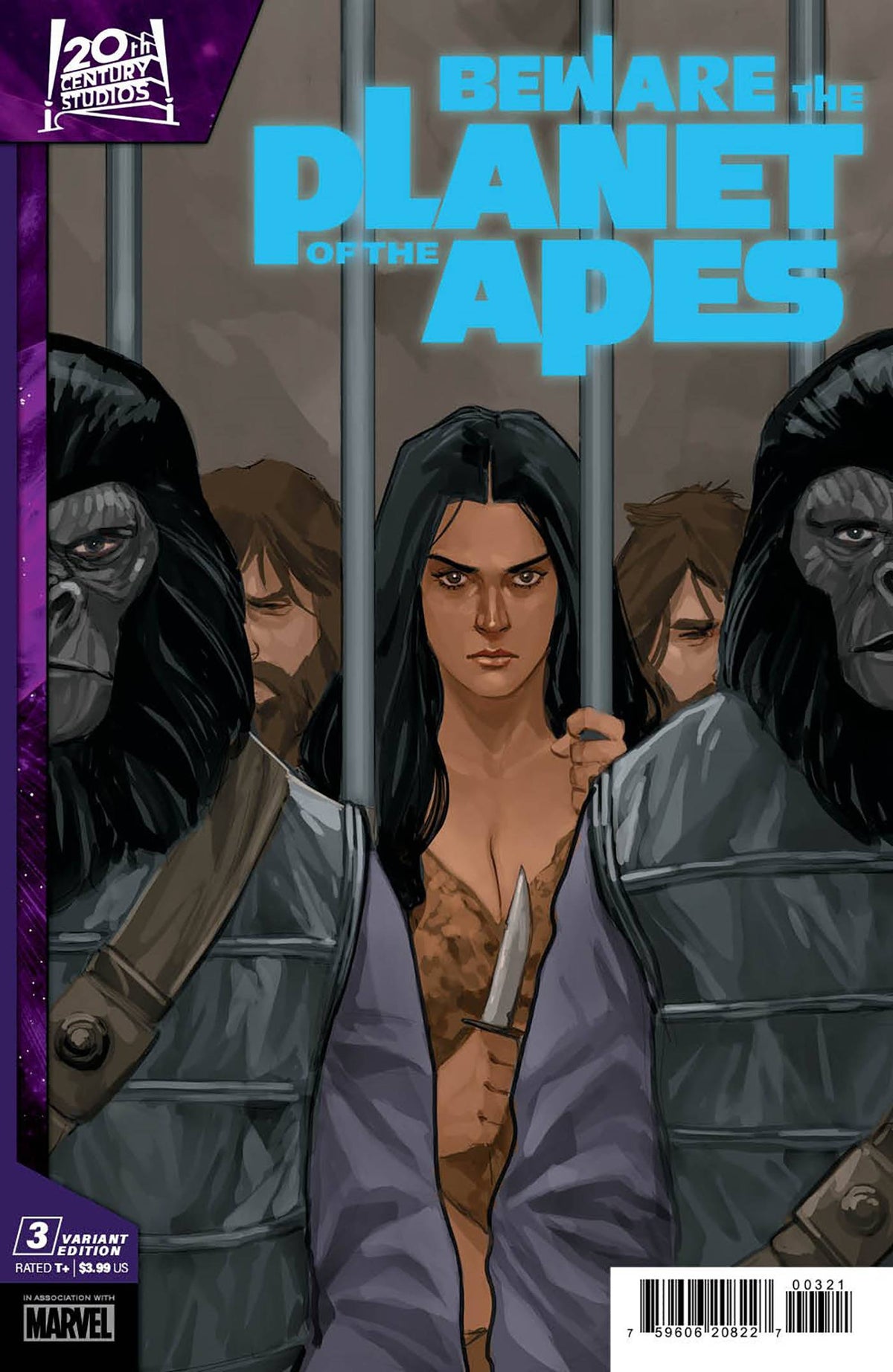 MARVEL PRH Comic Books BEWARE THE PLANET OF THE APES #3 PHIL NOTO VAR 75960620822700321 JAN240806