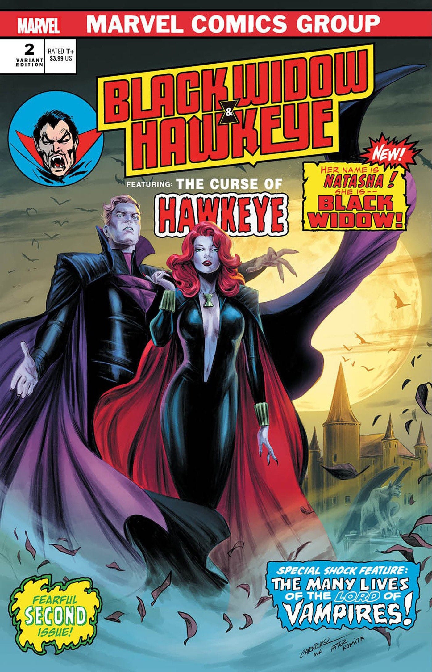 BLACK WIDOW AND HAWKEYE #2 CARMEN CARNERO VAMPIRE VAR