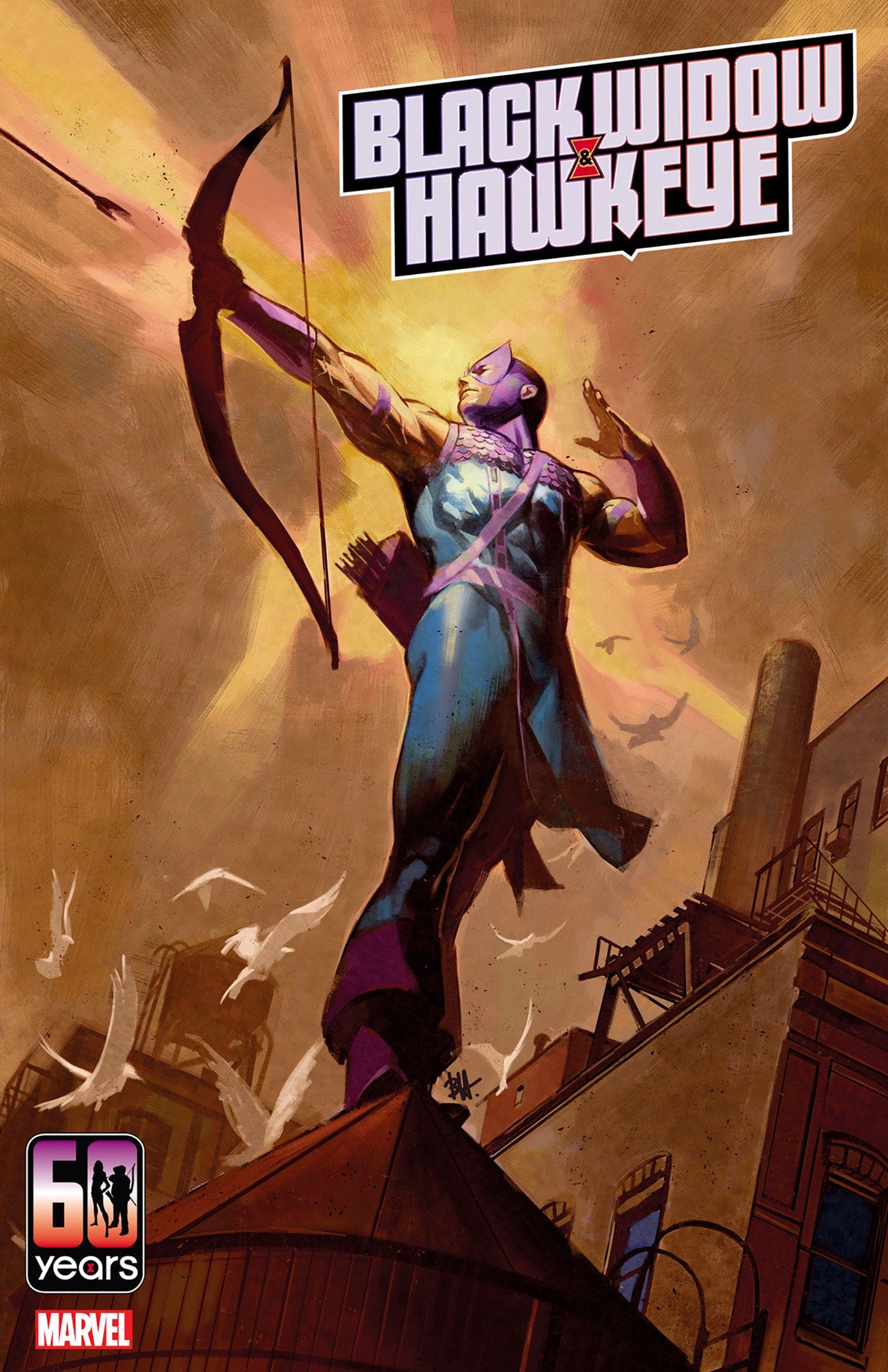 BLACK WIDOW HAWKEYE #3 BEN HARVEY VAR