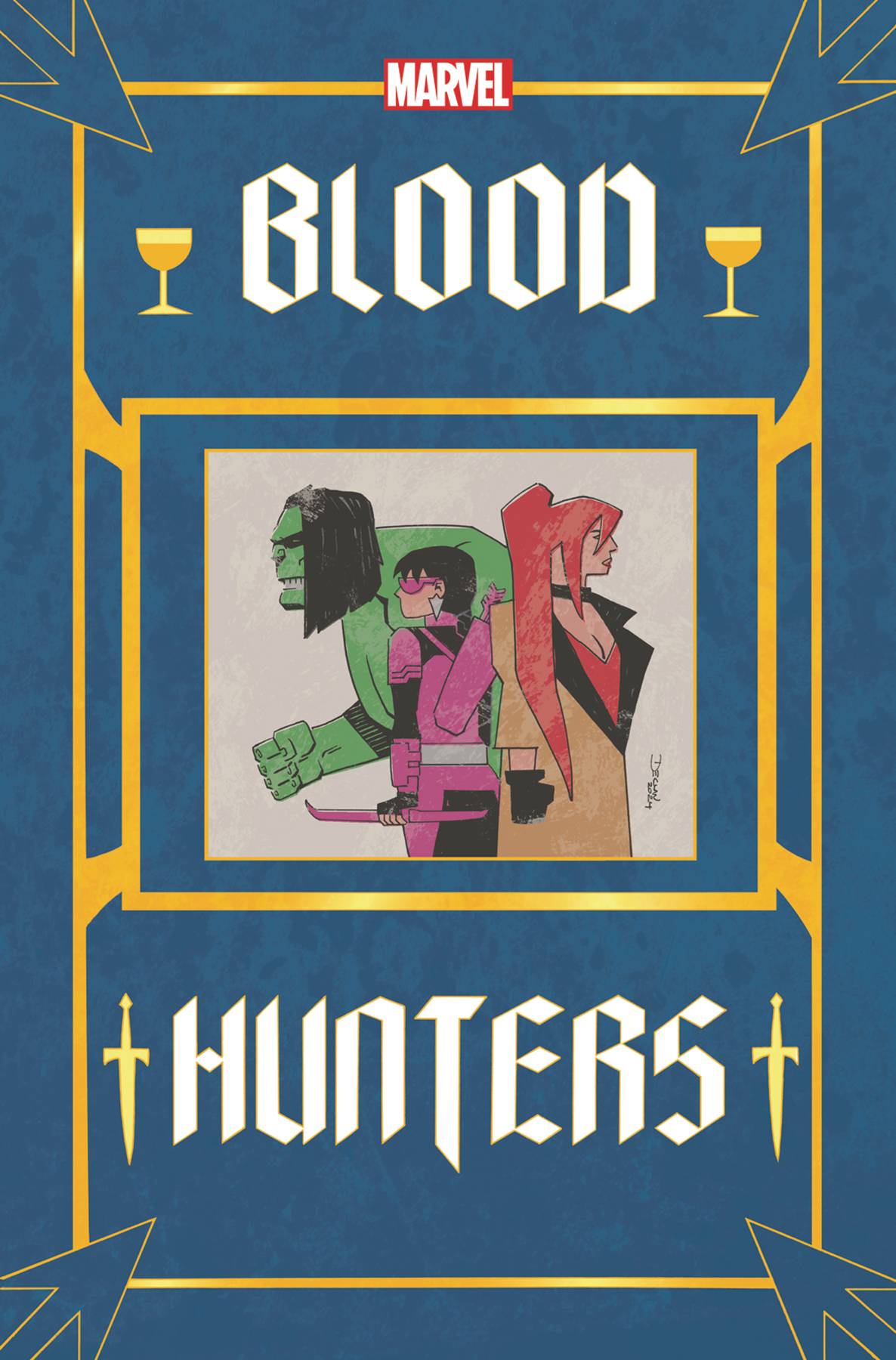 MARVEL PRH Comic Books BLOOD HUNTERS #2 DECLAN SHALVEY BOOK CVR VAR 75960620896800221 APR240599