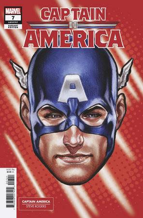 MARVEL PRH Comic Books CAPTAIN AMERICA #7 MARK BROOKS HEADSHOT VAR 75960620740400721 JAN240760