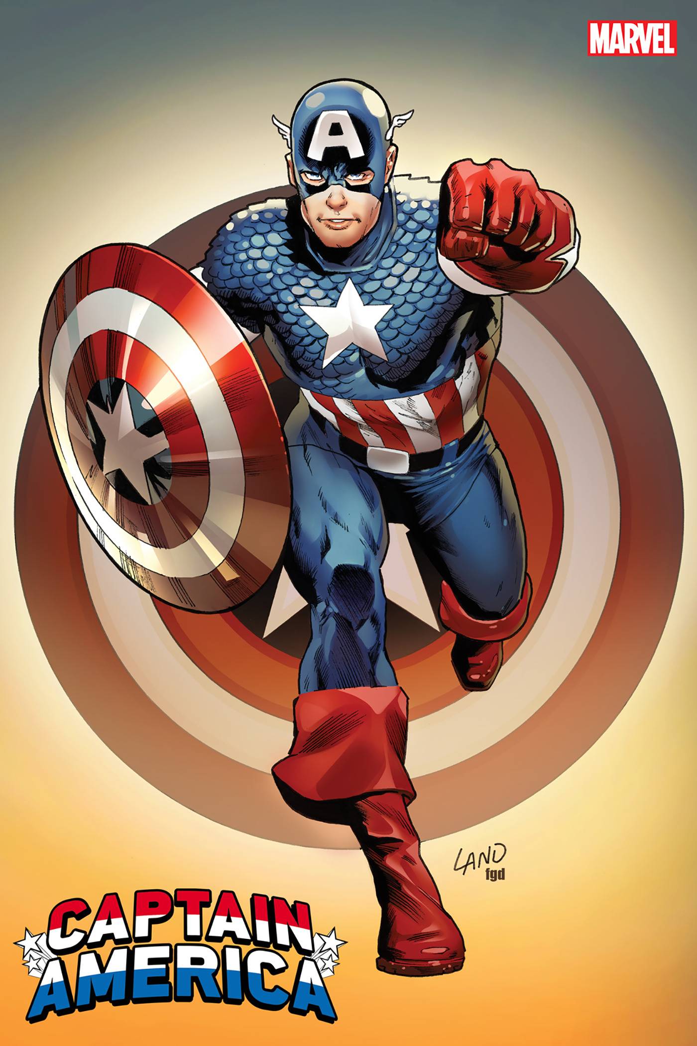 CAPTAIN AMERICA FINALE #1 GREG LAND VAR