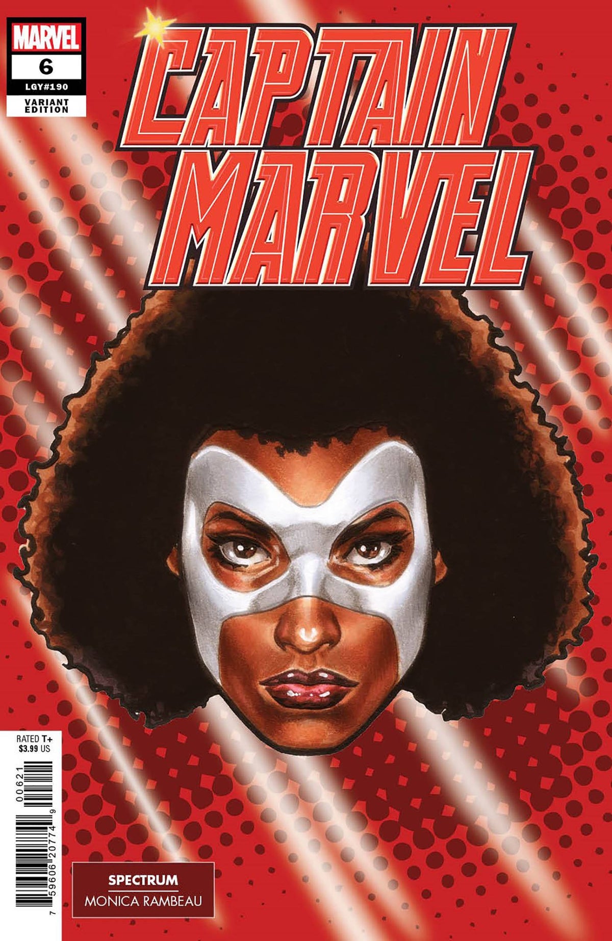 MARVEL PRH Comic Books CAPTAIN MARVEL #6 MARK BROOKS HEADSHOT VAR 75960620774900621 JAN240750