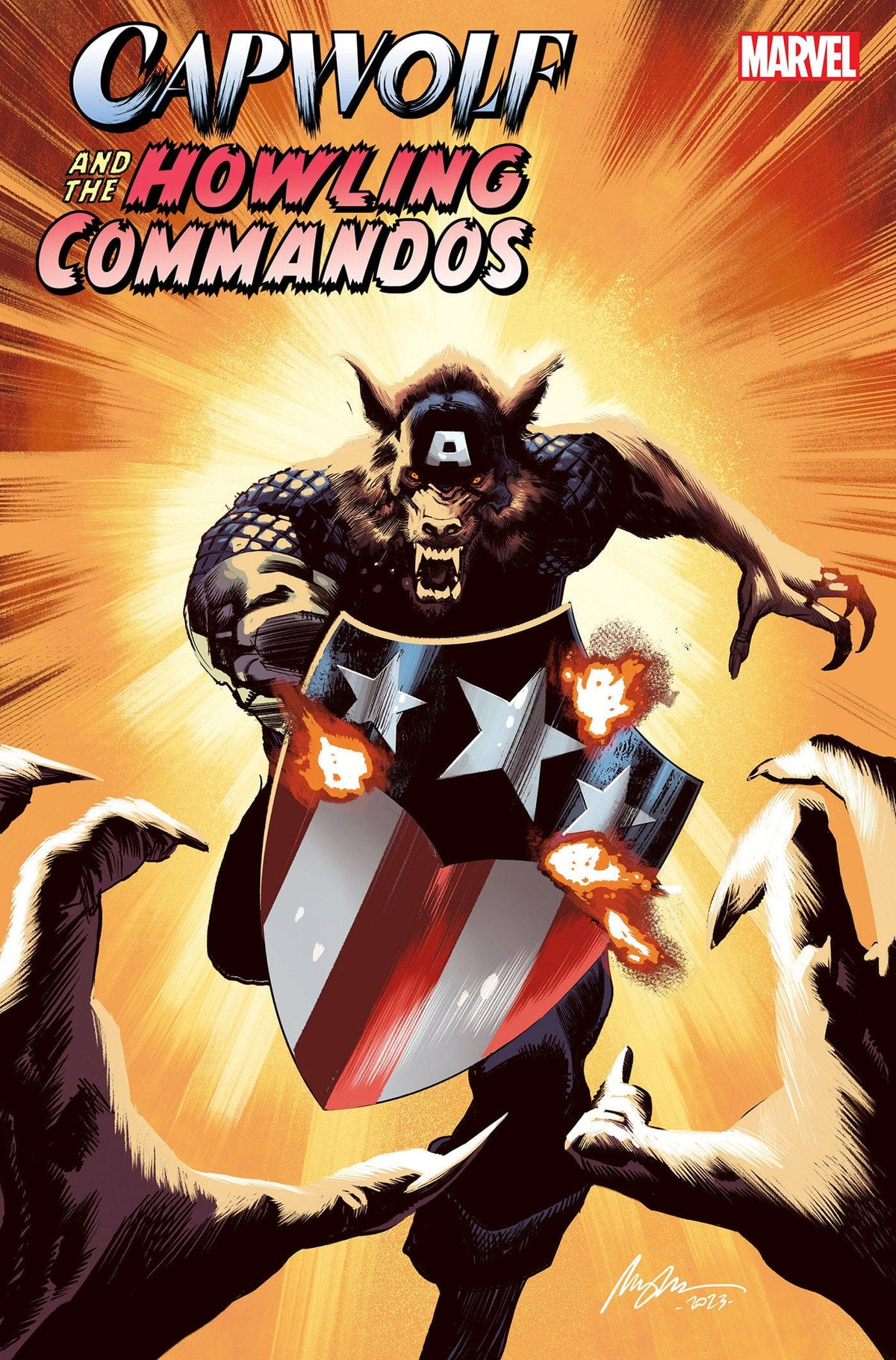 Marvel PRH Comic Books CAPWOLF HOWLING COMMANDOS #3 RAFAEL ALBUQUERQUE VAR 75960620392500321 OCT230653