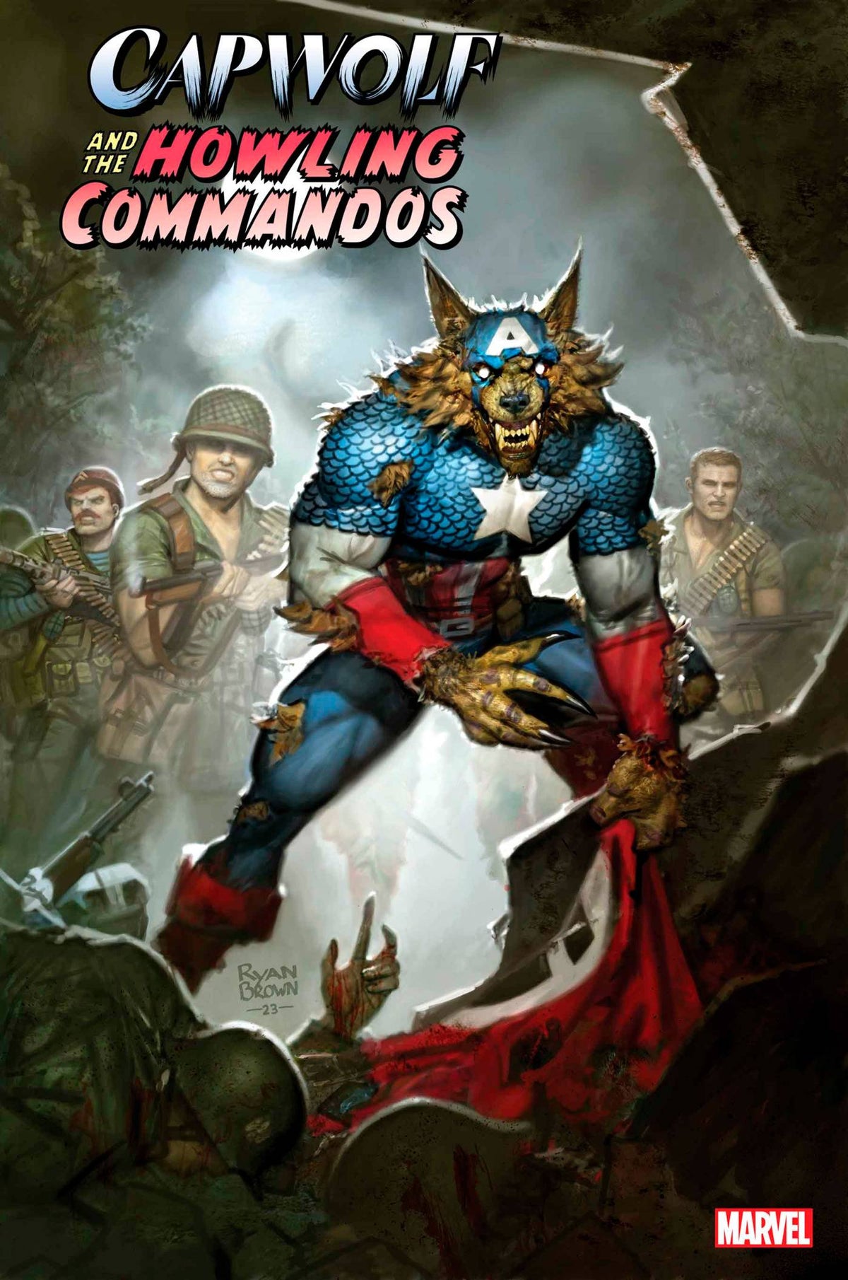 Marvel PRH Comic Books CAPWOLF HOWLING COMMANDOS #4 75960620392500411 NOV230565