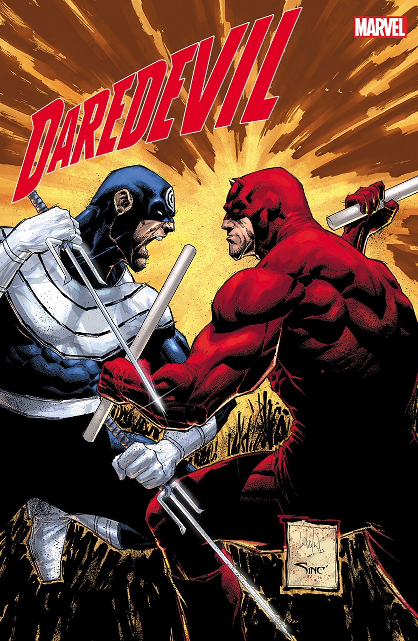 DAREDEVIL #1 WHILCE PORTACIO BULLSEYE VAR