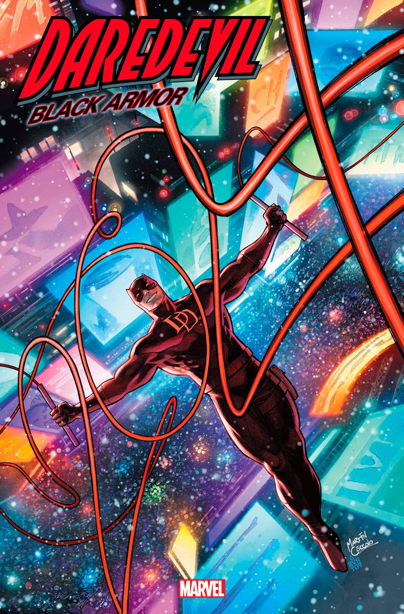 DAREDEVIL BLACK ARMOR #2 MARTIN COCCOLO STORMBREAKERS VAR