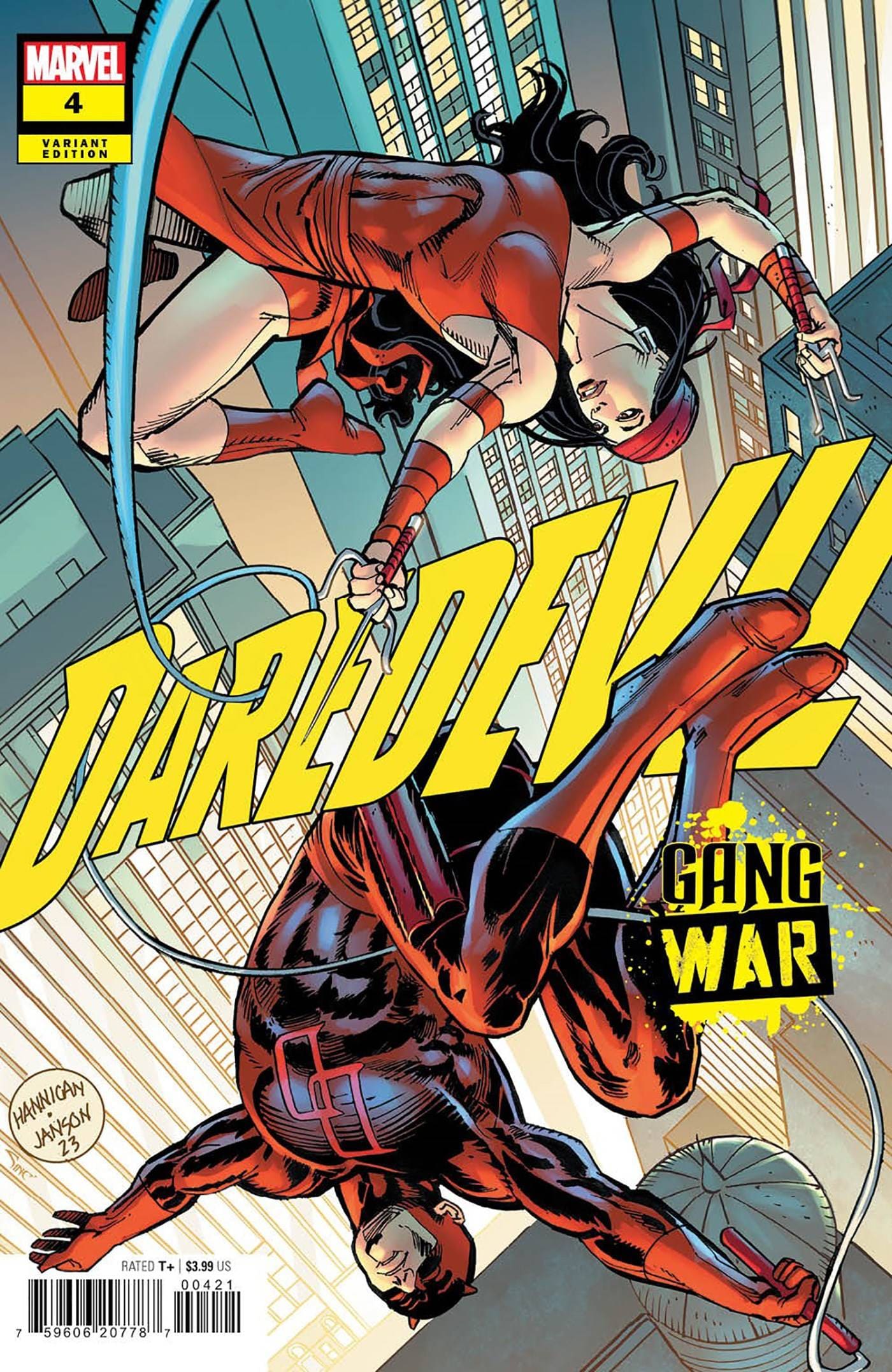 DAREDEVIL GANG WAR #4 ED HANNIGAN VAR
