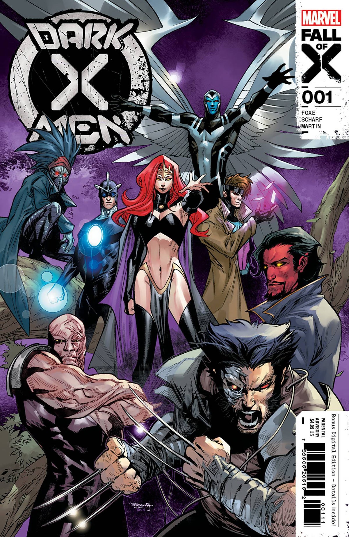 MARVEL PRH Comic Books DARK X-MEN #1 (OF 5) 2ND PTG STEPHEN SEGOVIA VAR 75960620616200112 JUL238356