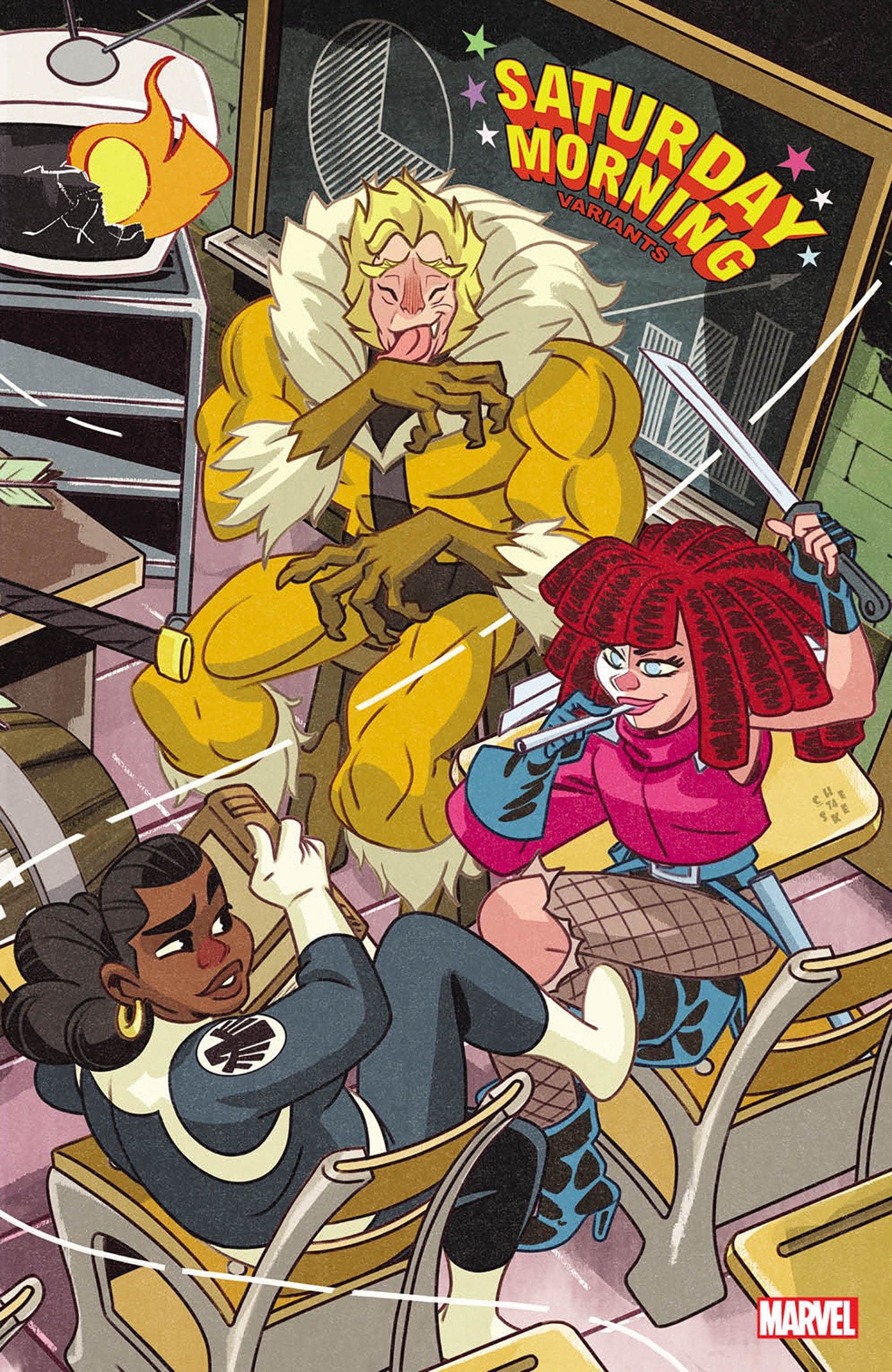 DEADPOOL #2 SEAN GALLOWAY SATURDAY MORNING CONNECT VAR