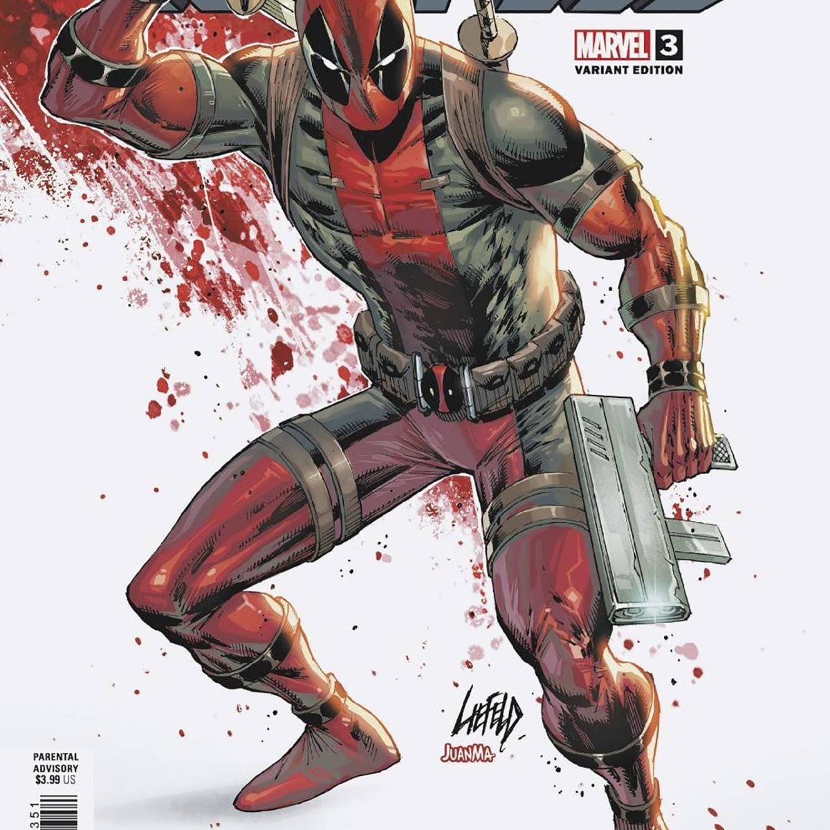 dead pool DEADPOOL APRIL POOL'S DAY #1 JOHNNY DESJARDINS EXCLUSIVE VARIANT COVER