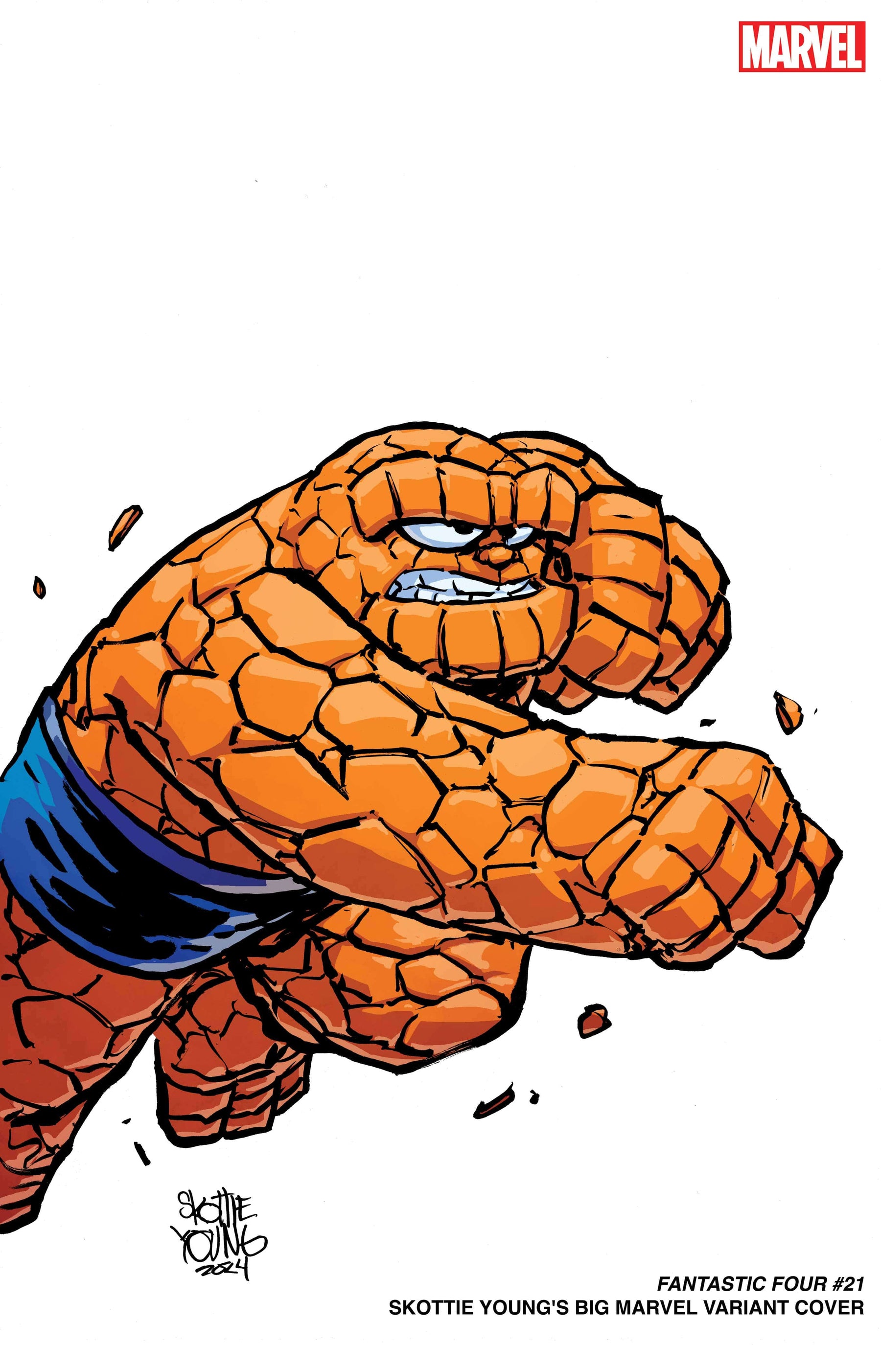 FANTASTIC FOUR #21 SKOTTIE YOUNG BIG MARVEL VAR