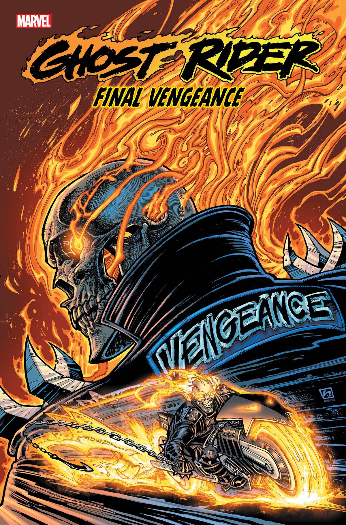 MARVEL PRH Comic Books Ghost Rider Final Vengeance #1 Chad Hardin Var 75960620777000141 DEC230794