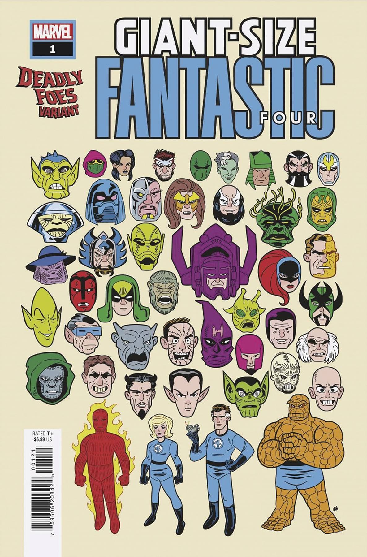 MARVEL PRH Comic Books Giant-Size Fantastic Four #1 Dave Bardin Deadly Foes Var 75960620842500121 DEC230666