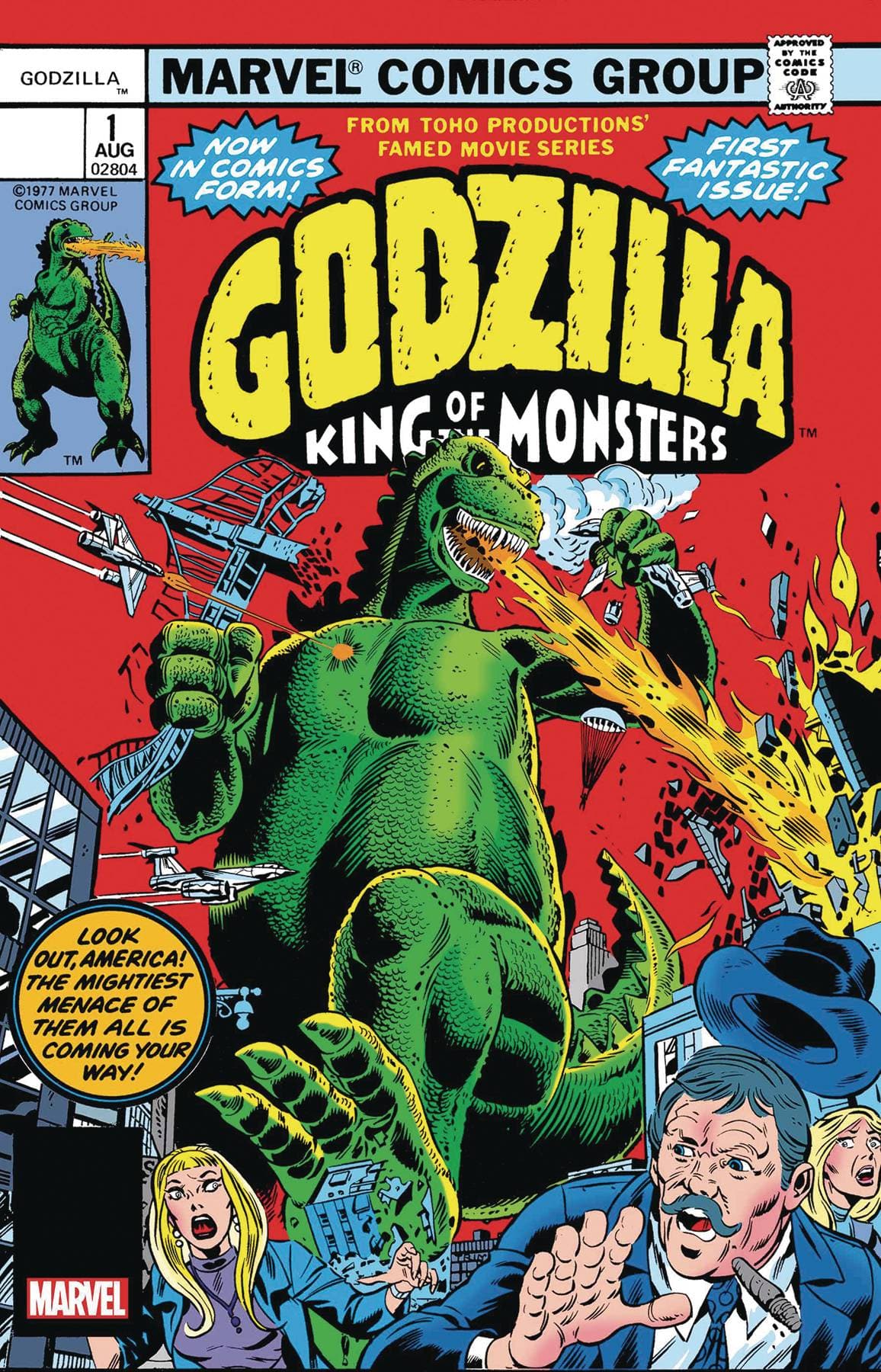 MARVEL PRH Comic Books GODZILLA #1 FACSIMILE ED 75960620940800111 APR240723