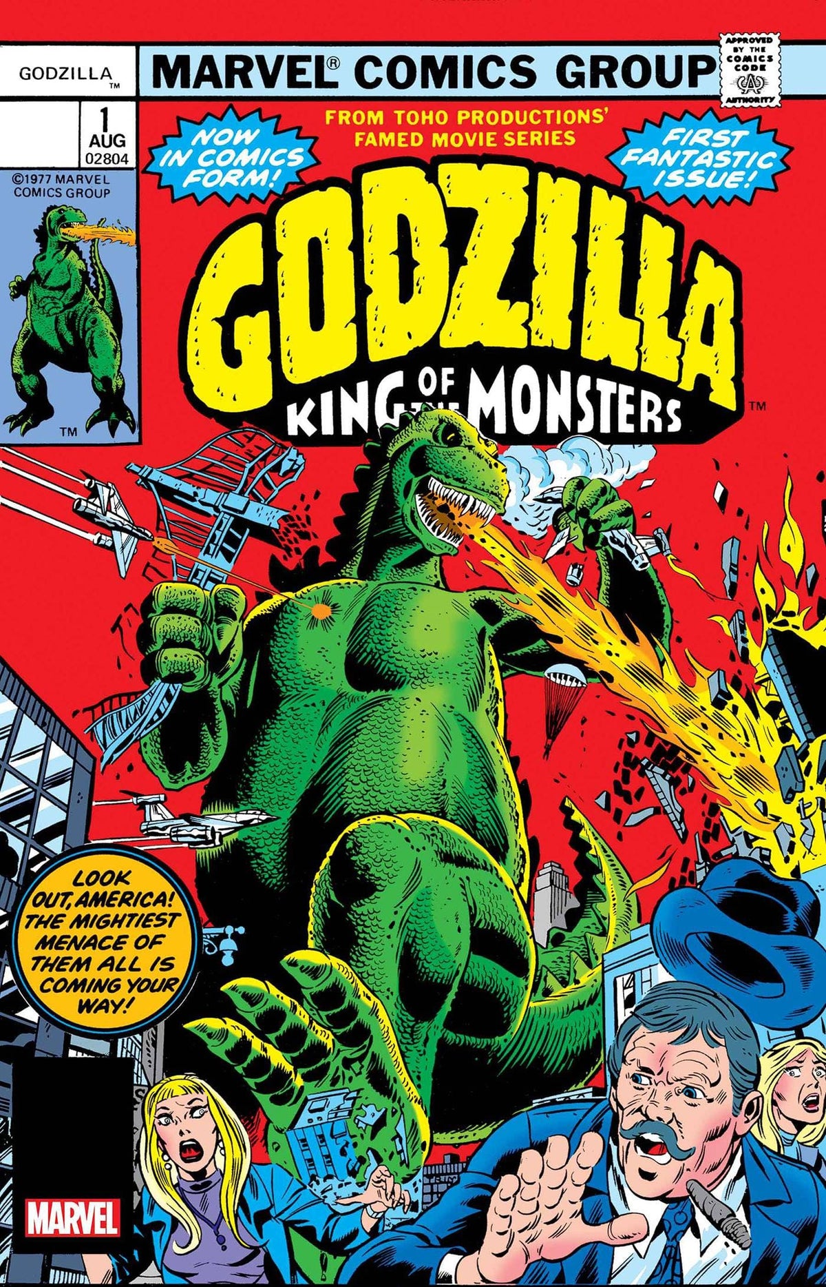 MARVEL PRH Comic Books GODZILLA #1 FACSIMILE ED FOIL VAR (NET) 75960620940800121 APR240725