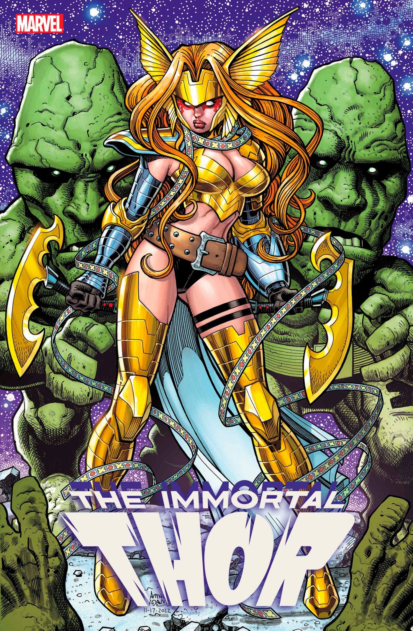 IMMORTAL THOR #11 ARTHUR ADAMS VAR