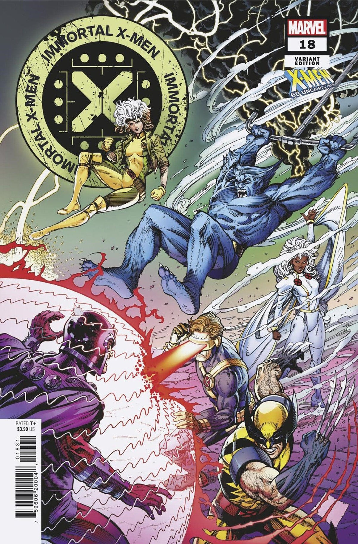 IMMORTAL X-MEN #18 STEVE MCNIVEN X-MEN 60TH VAR