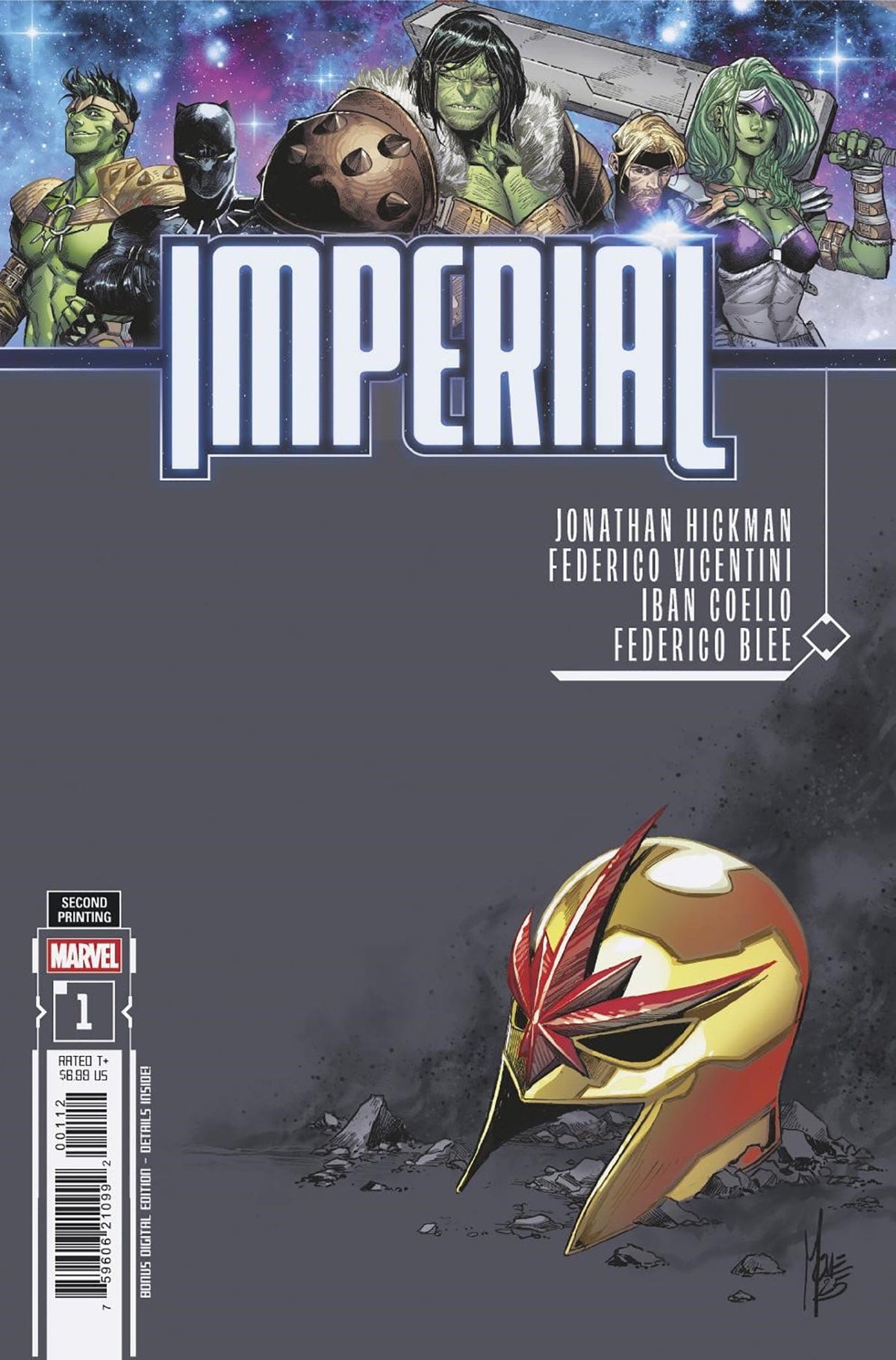 Marvel PRH Comic Books IMPERIAL #1 MARCO CHECCHETTO 2ND PRINTING VARIANT PRH-75960621099200112 PRH-75960621099200112