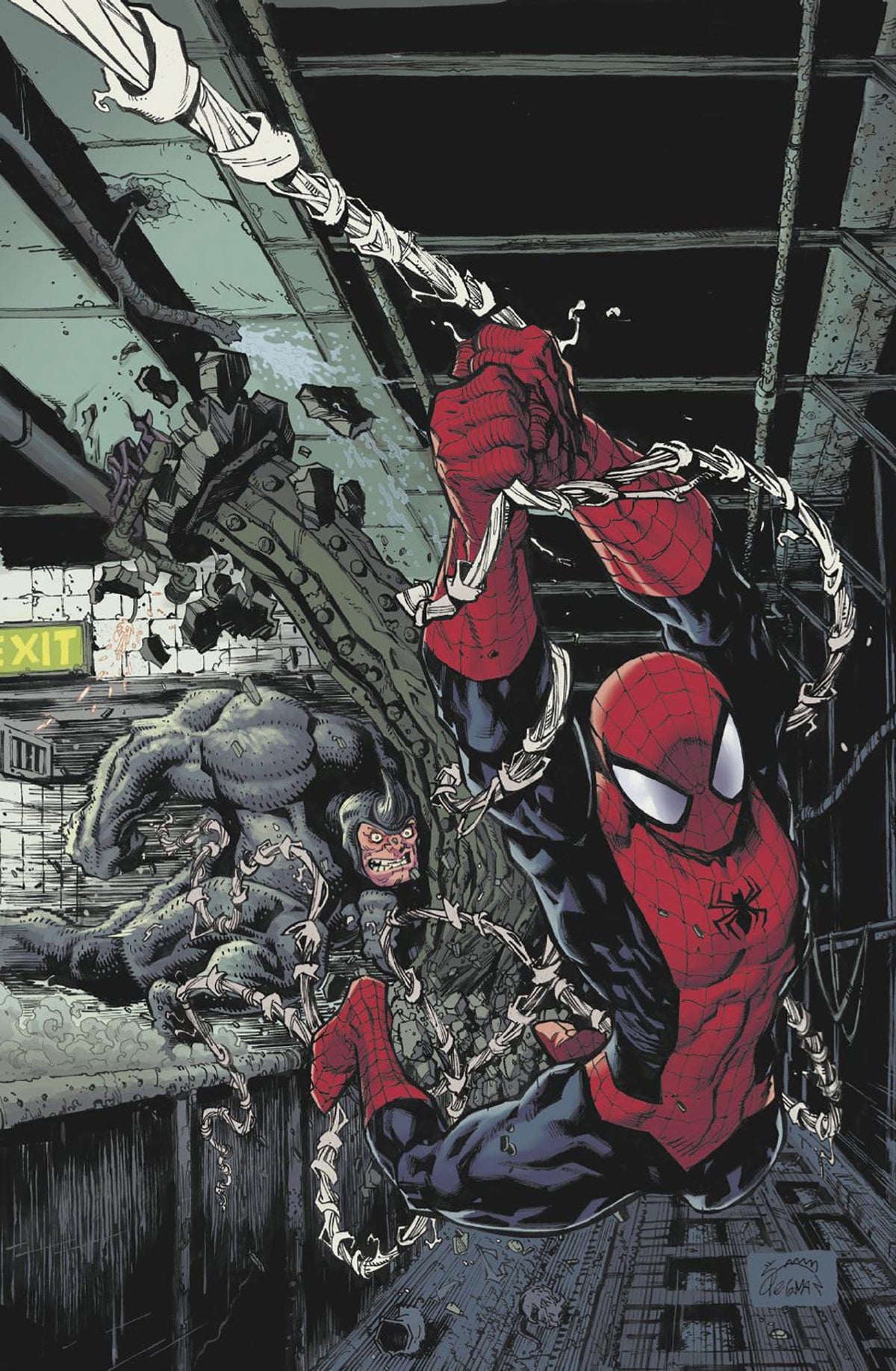 Marvel PRH Comic Books > Incentives AMAZING SPIDER-MAN #1 RYAN STEGMAN RATIO VIRGIN 2ND PRINTING VARIANT 75960621001500178 PRH-75960621001500178