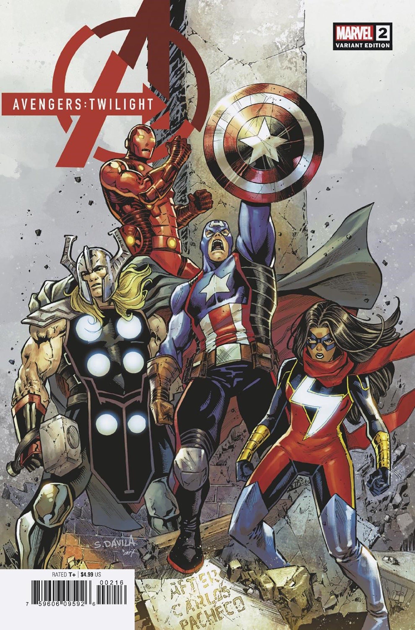 AVENGERS TWILIGHT #2 1:25 INCV TBD ARTIST VAR