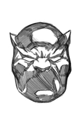 MARVEL PRH Comic Books > Incentives BLACK PANTHER #10 1:50 INCV HEADSHOT SKETCH VIR VAR 75960620503501016 JAN240737