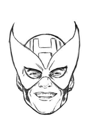 MARVEL PRH Comic Books > Incentives BLACK WIDOW AND HAWKEYE #1 1:50 INCV HEADSHOT SKETCH VIR 75960620829600116 JAN240541