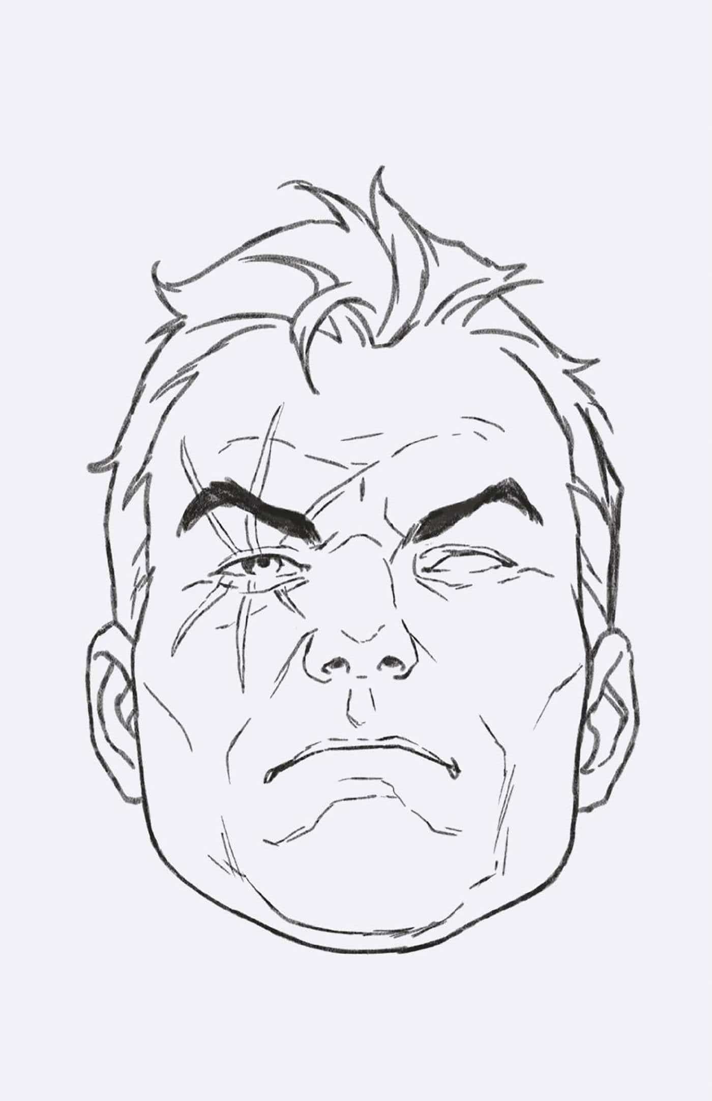 CABLE #3 1:50 INCV MARK BROOKS HEADSHOT SKETCH VIR VAR