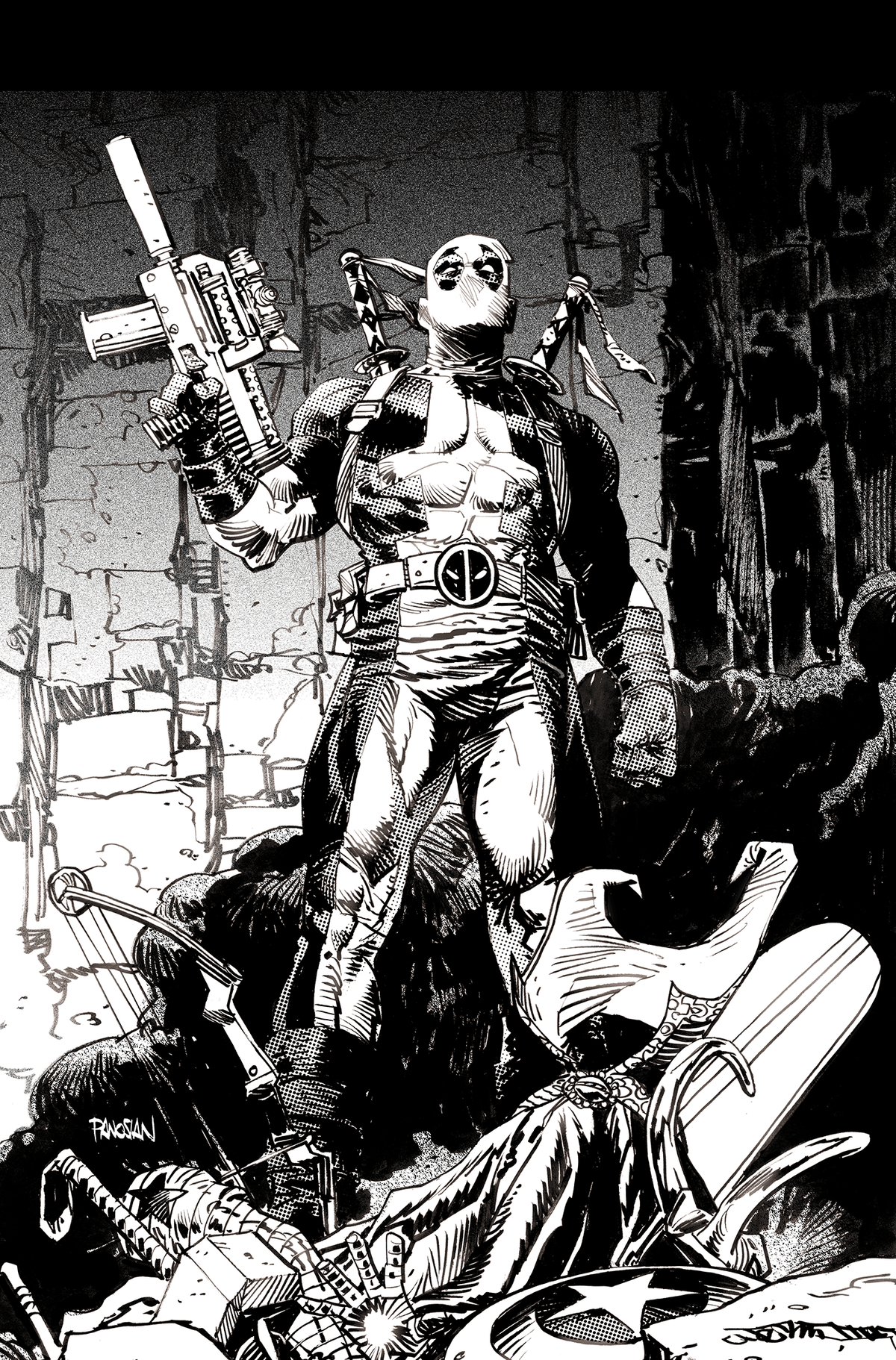 Marvel PRH Comic Books > Incentives DEADPOOL KILLS THE MARVEL UNIVERSE ONE LAST TIME #1 DAN PANOSIAN 1:25 RATIO VIRGIN SKETCH 2ND PRINTING VARIANT 75960621143200122 PRH-75960621143200122