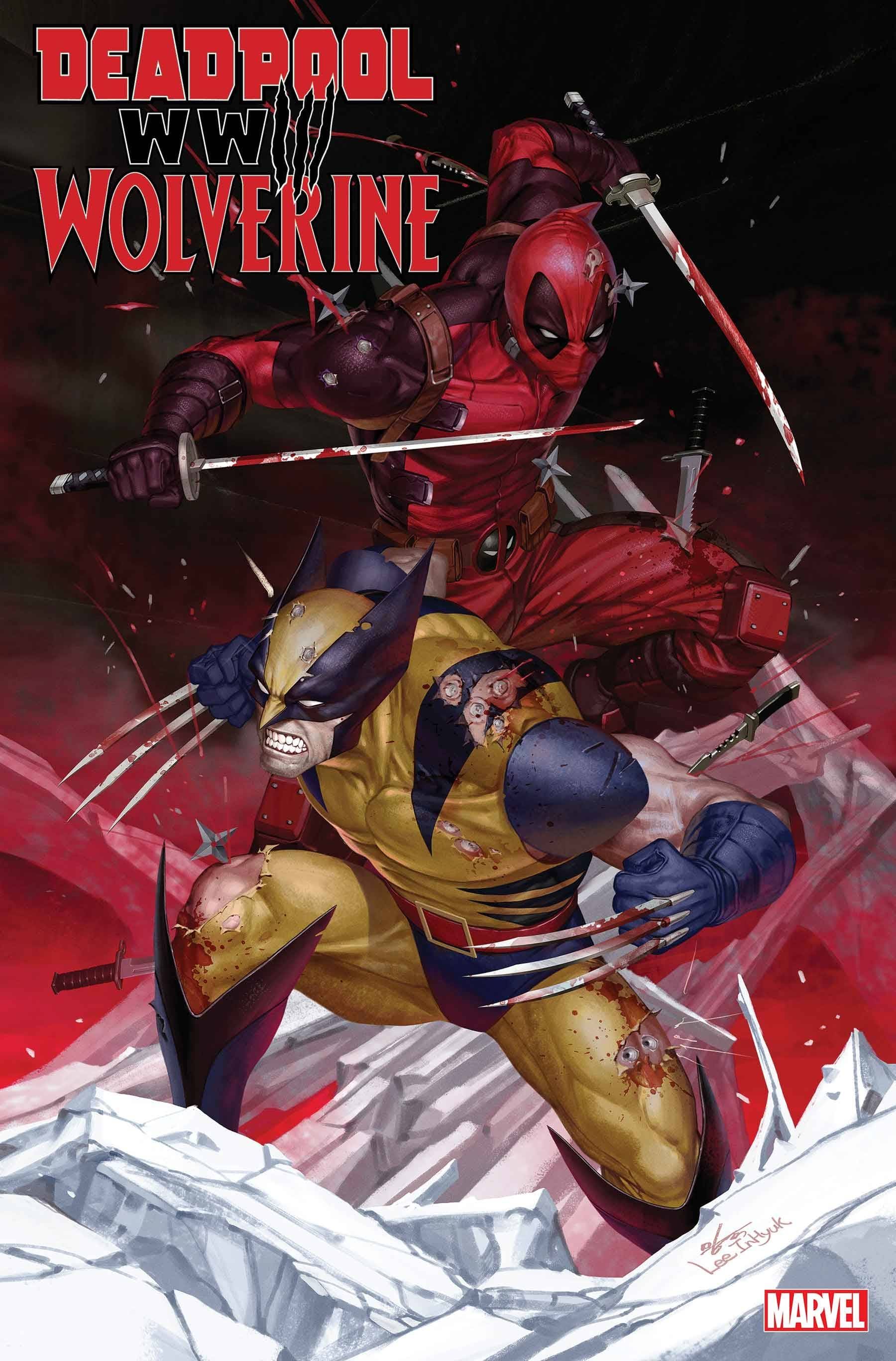 DEADPOOL WOLVERINE WWIII #1 1:25 INCV INHYUK LEE VAR