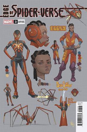 MARVEL PRH Comic Books > Incentives EDGE OF SPIDER-VERSE #3 1:10 INCV PETE WOODS DESIGN VAR 75960620826500318 FEB240636