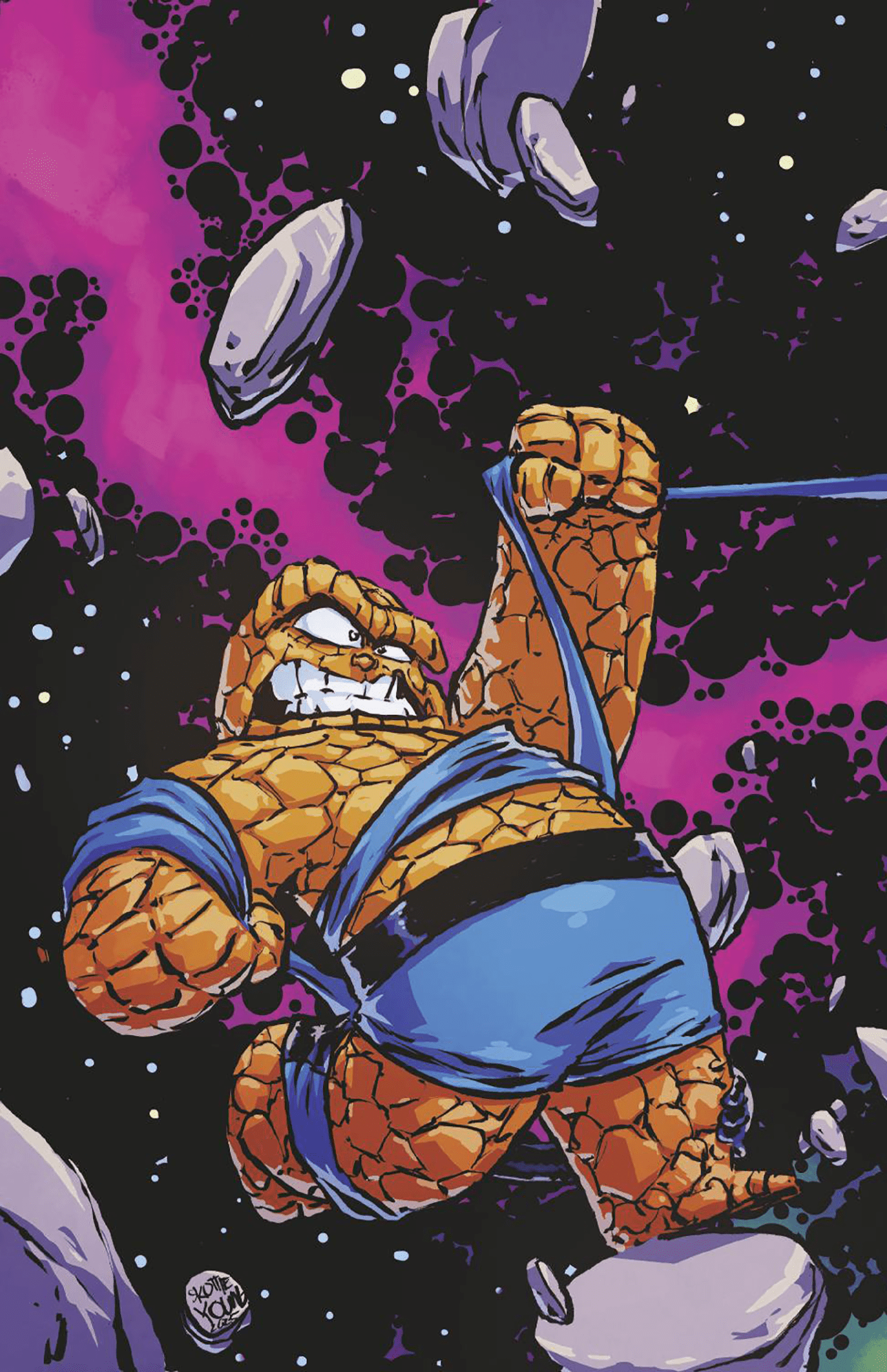 FANTASTIC FOUR #1 SKOTTIE YOUNG 1:25 INCV VIRGIN 2ND PRINTING VARIANT