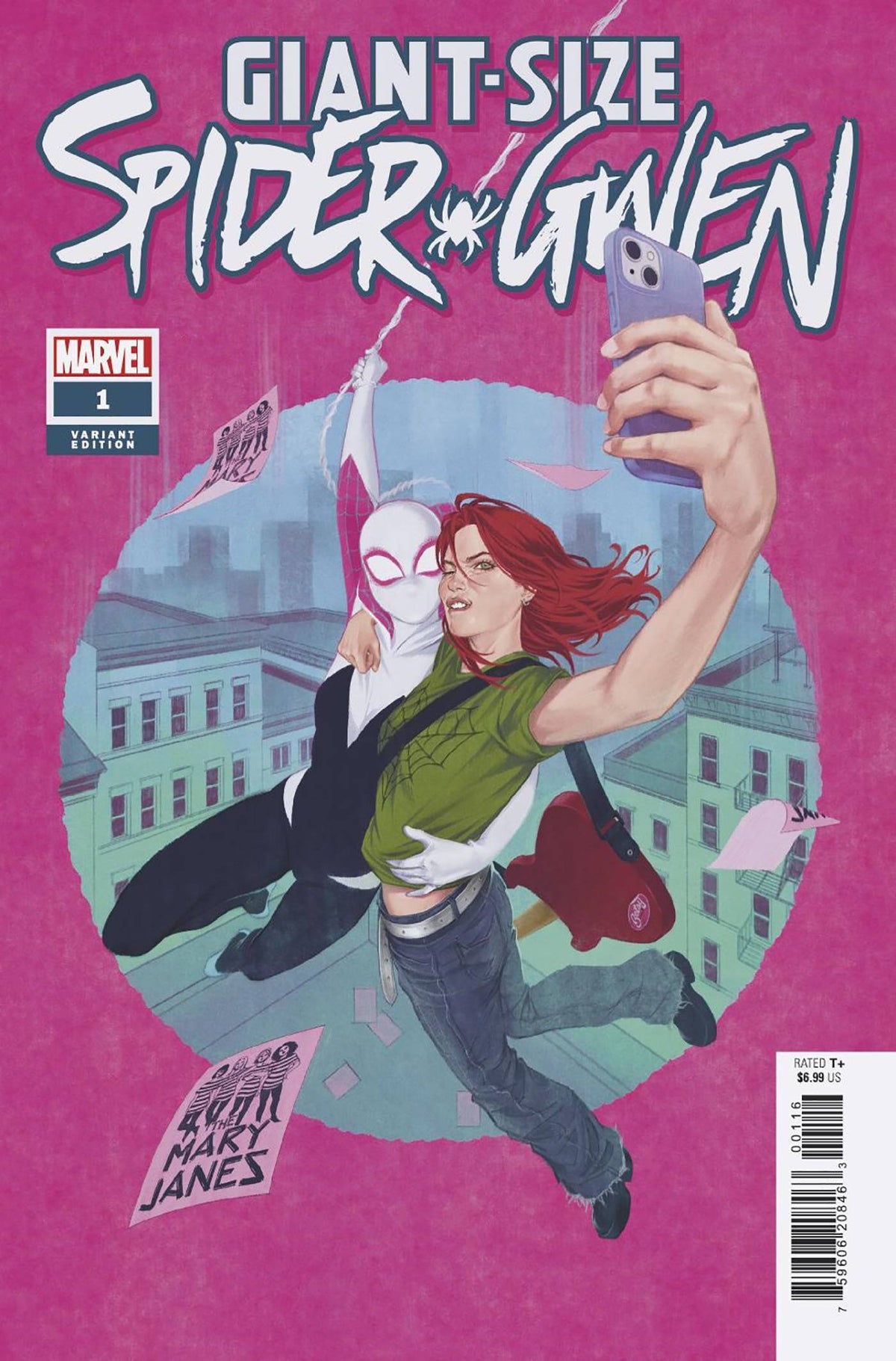 MARVEL PRH Comic Books > Incentives GIANT SIZE SPIDER-GWEN #1 1:25 INCV BETSY COLA VAR 75960620846300116 JAN240671