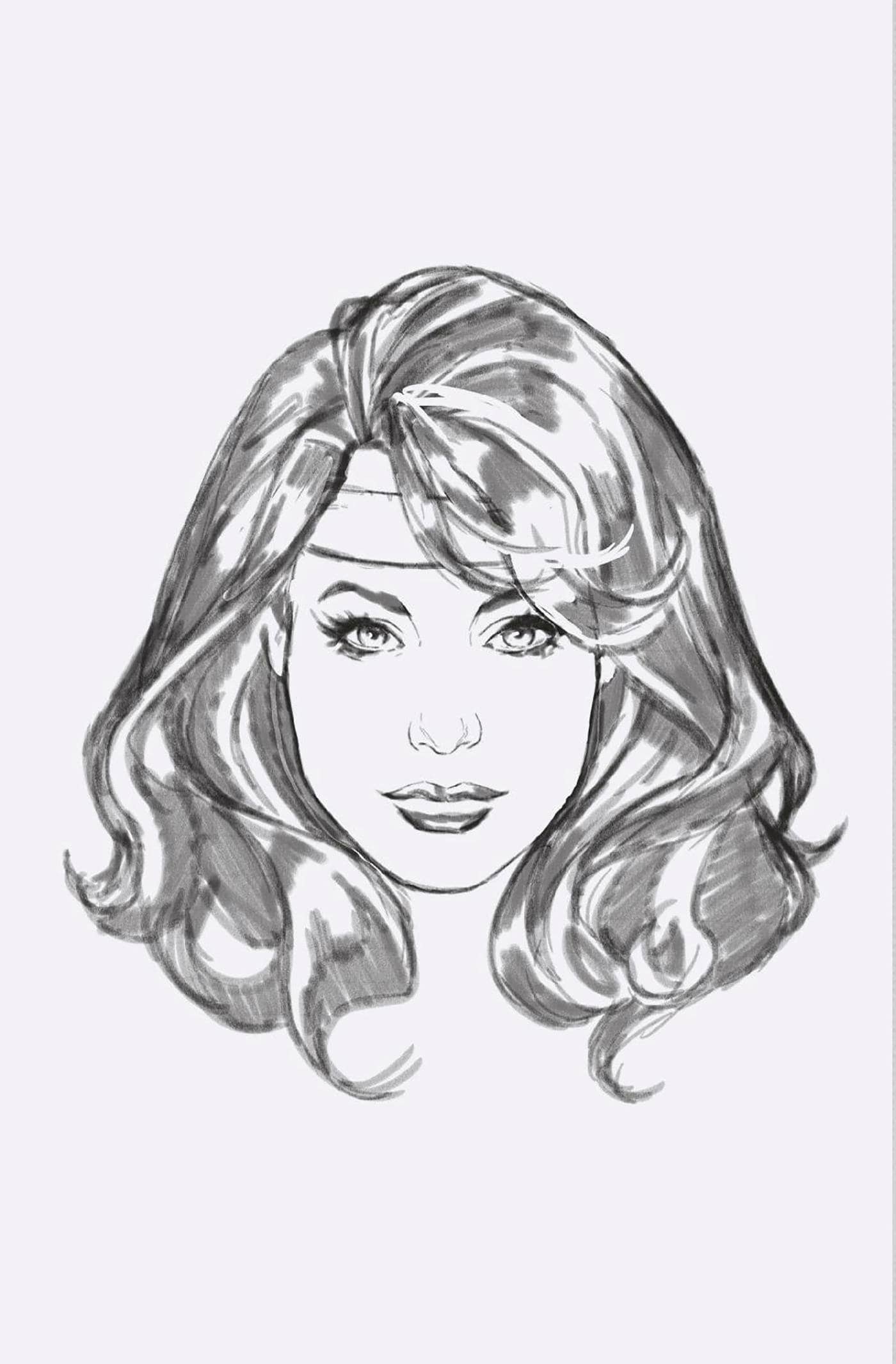 GODS #6 1:50 INCV MARK BROOKS HEADSHOT SKETCH VIR VAR