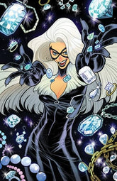 MARVEL PRH Comic Books > Incentives JACKPOT AND BLACK CAT #1 1:100 INCV BLACK CAT VIR VAR 75960620833300117 JAN240520