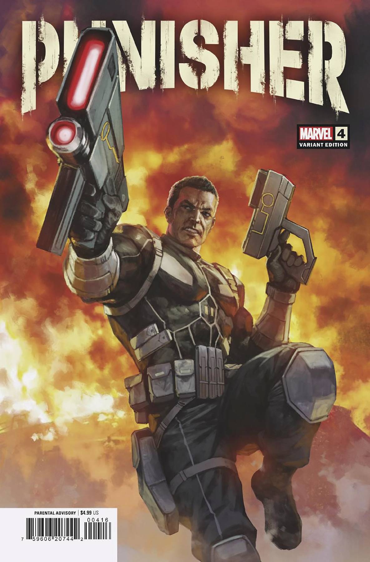 MARVEL PRH Comic Books > Incentives PUNISHER #4 1:25 INCV SKAN VAR 75960620744200416 DEC230684