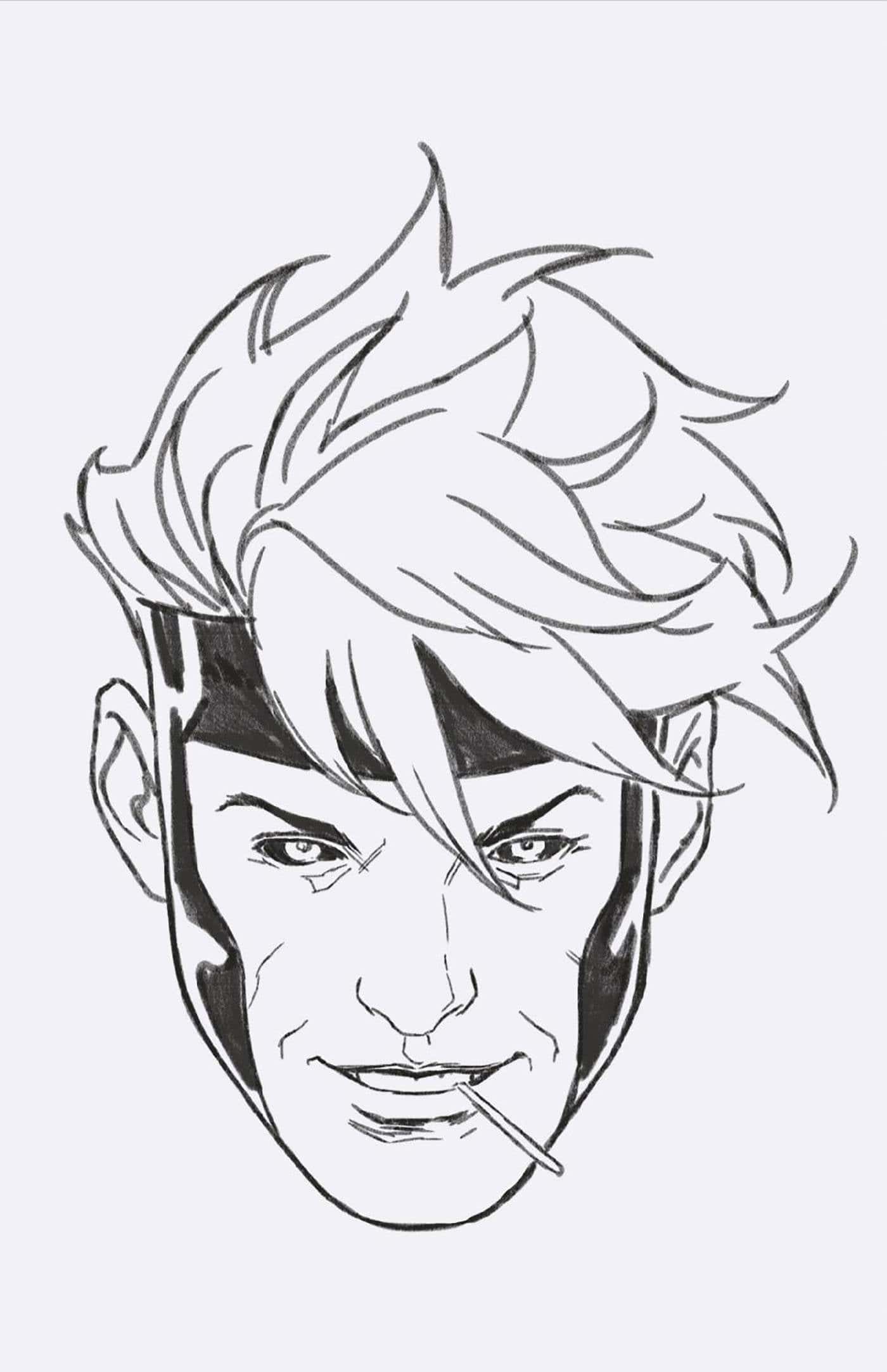 RISE OF THE POWERS OF X #3 1:50 INCV HEADSHOT SKETCH VIR