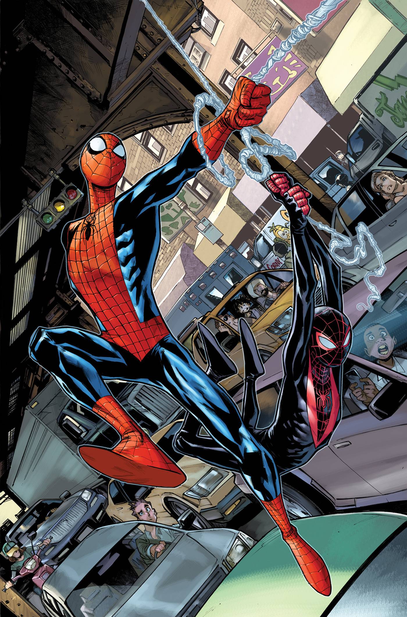 SPECTACULAR SPIDER-MEN #1 1:100 HUMBERTO RAMOS VIR VAR