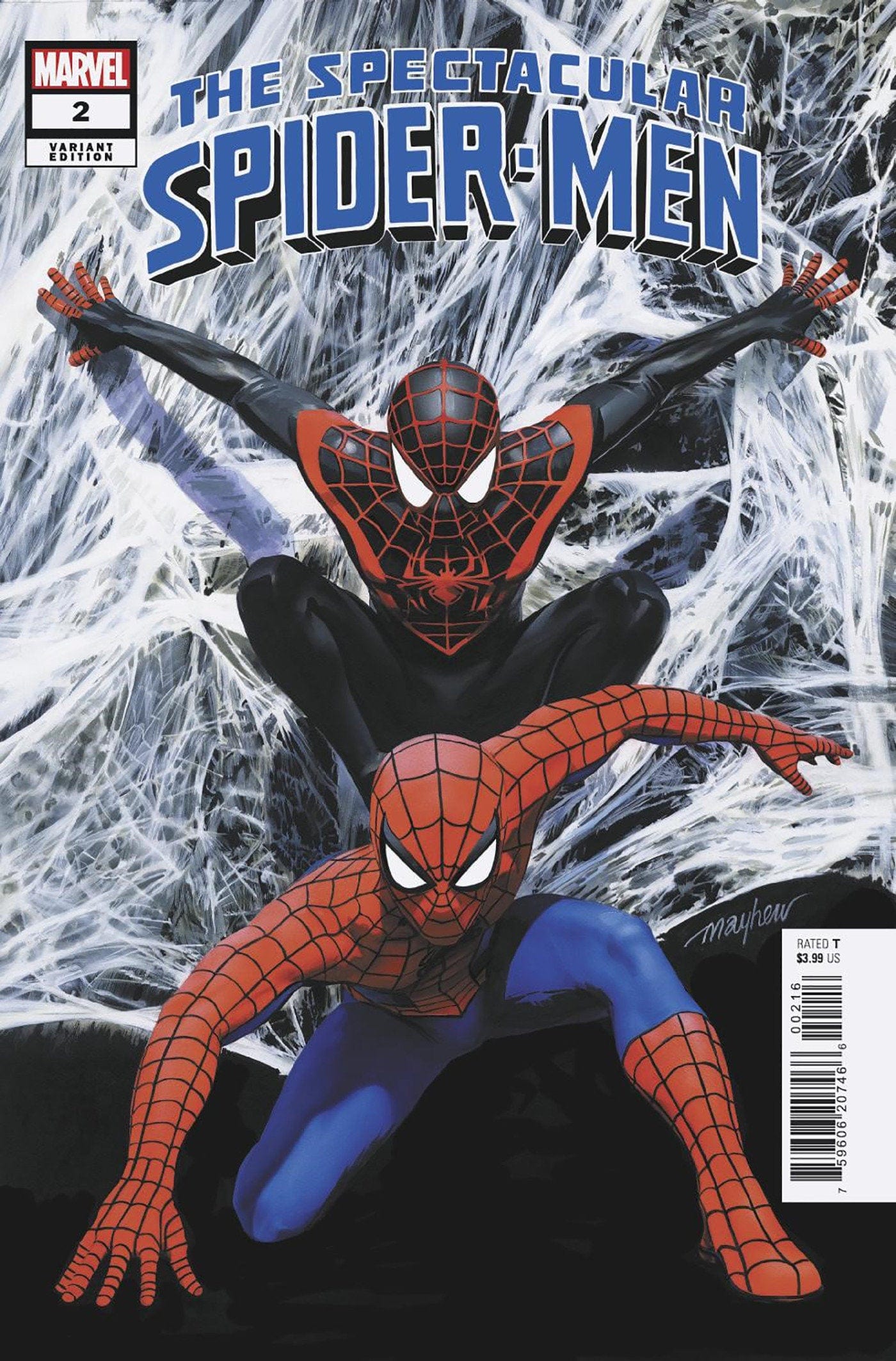SPECTACULAR SPIDER-MEN #2 1:25 INCV MIKE MAYHEW VAR
