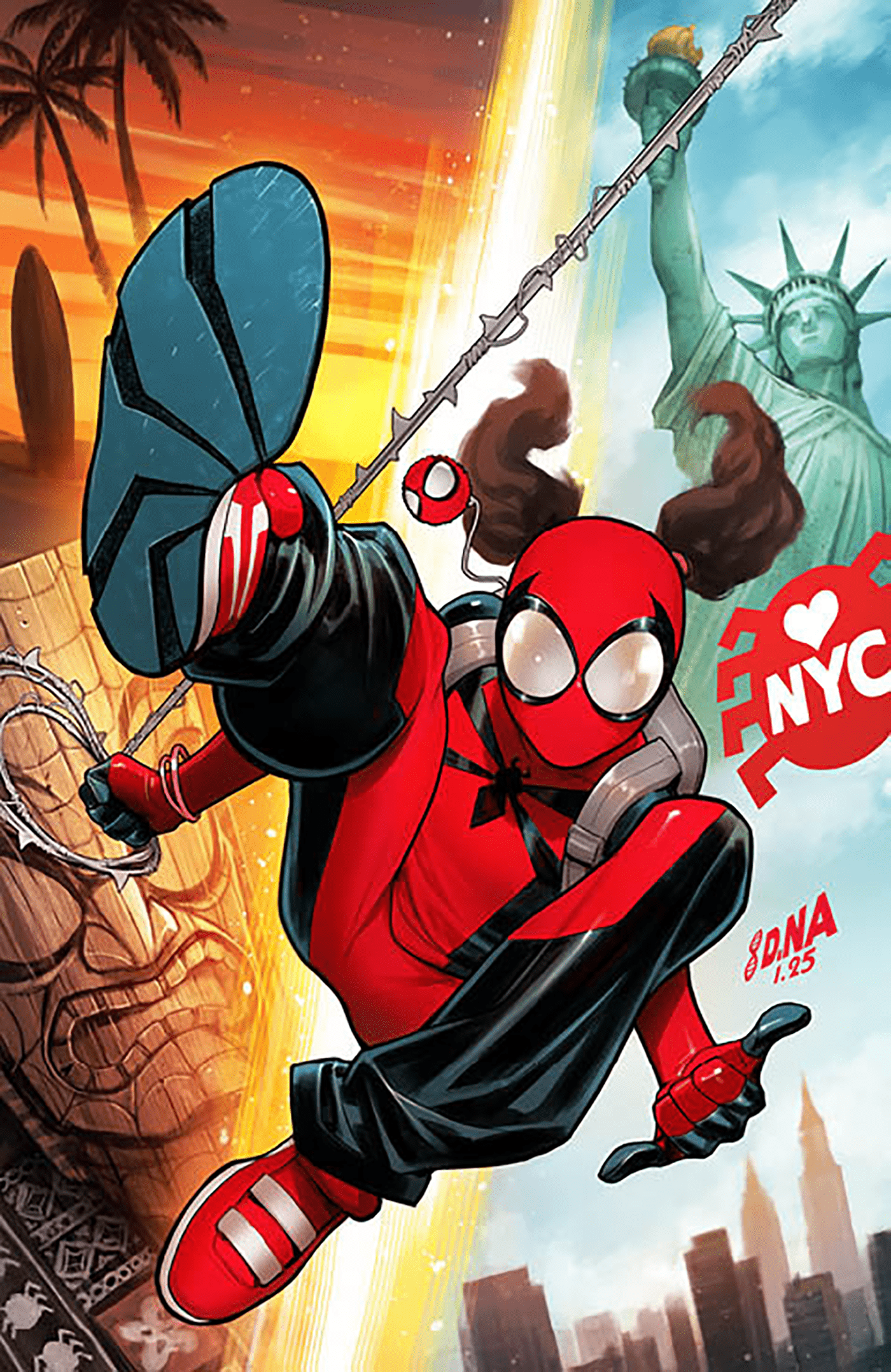 SPIDER-GIRL #1 DAVID NAKAYAMA 1:25 INCV VIRGIN 2ND PRINTING VARIANT