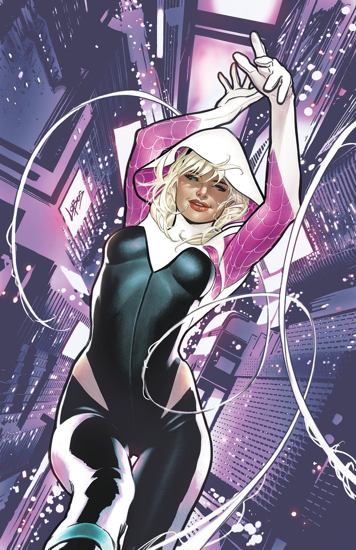 MARVEL PRH Comic Books > Incentives SPIDER-GWEN THE GHOST-SPIDER #1 PABLO VILLALOBOS 1:50 INCV VIR VAR 75960620908800116 JAN240902